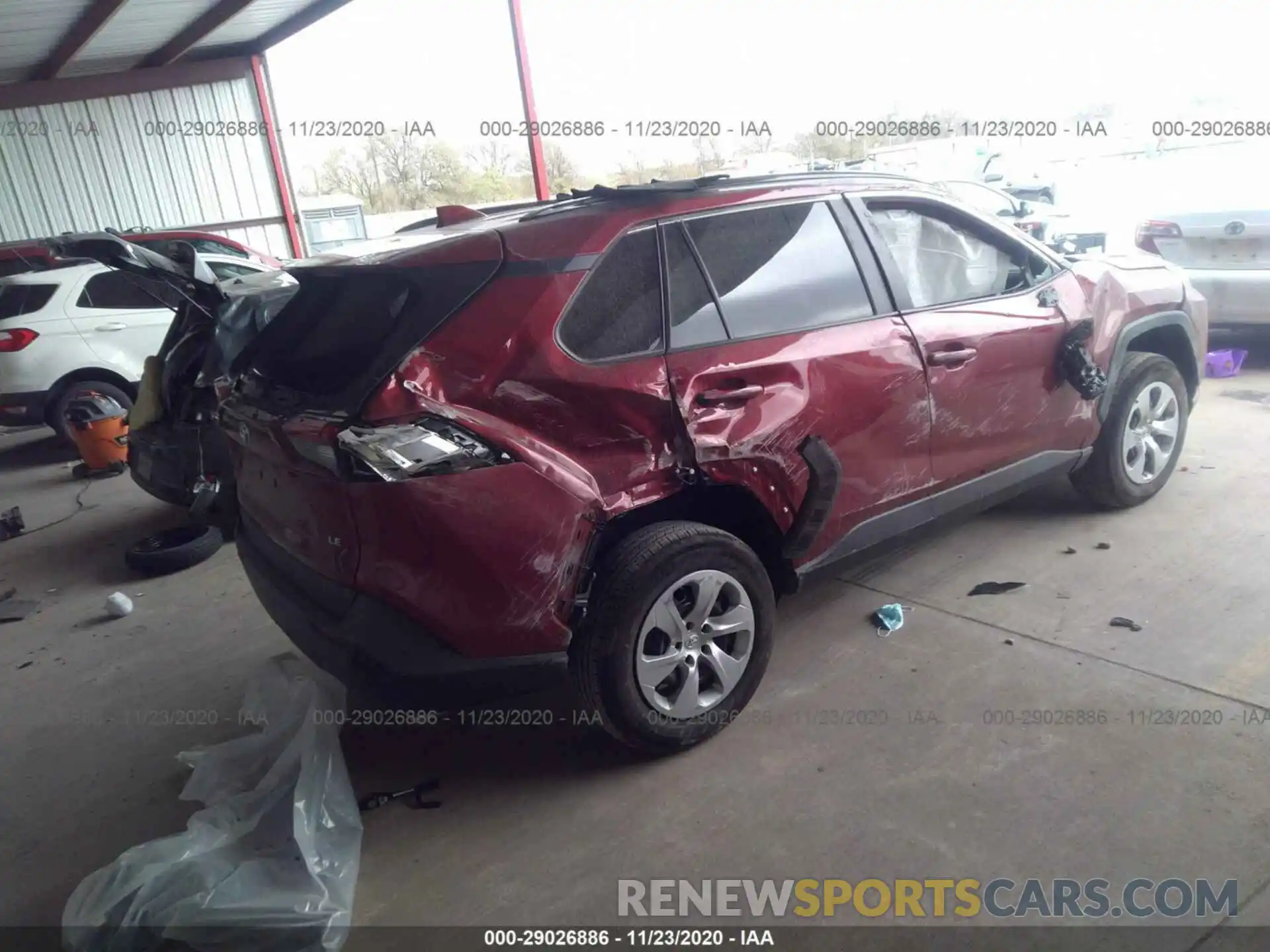 4 Photograph of a damaged car 2T3H1RFV6KW038645 TOYOTA RAV4 2019