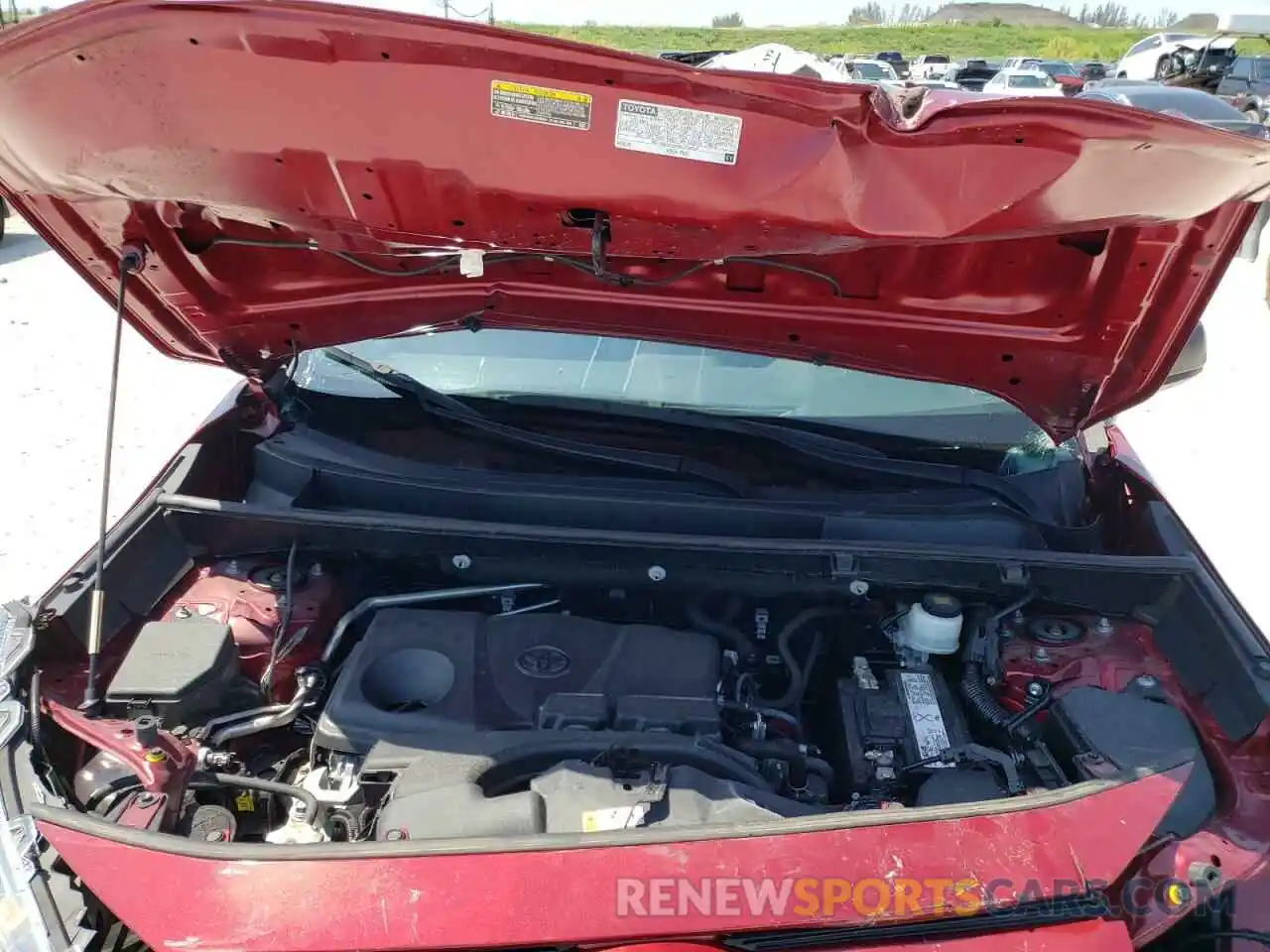 7 Photograph of a damaged car 2T3H1RFV6KW040637 TOYOTA RAV4 2019