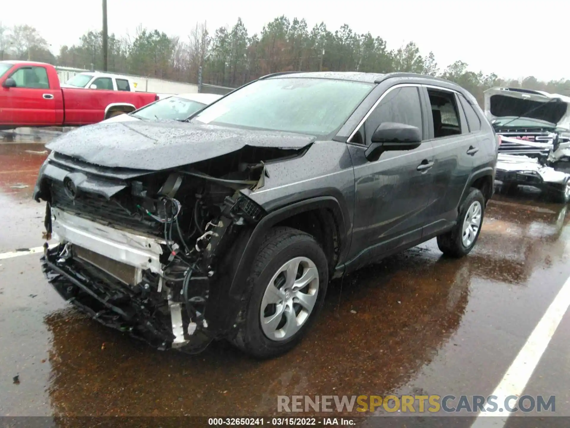 2 Photograph of a damaged car 2T3H1RFV6KW044252 TOYOTA RAV4 2019