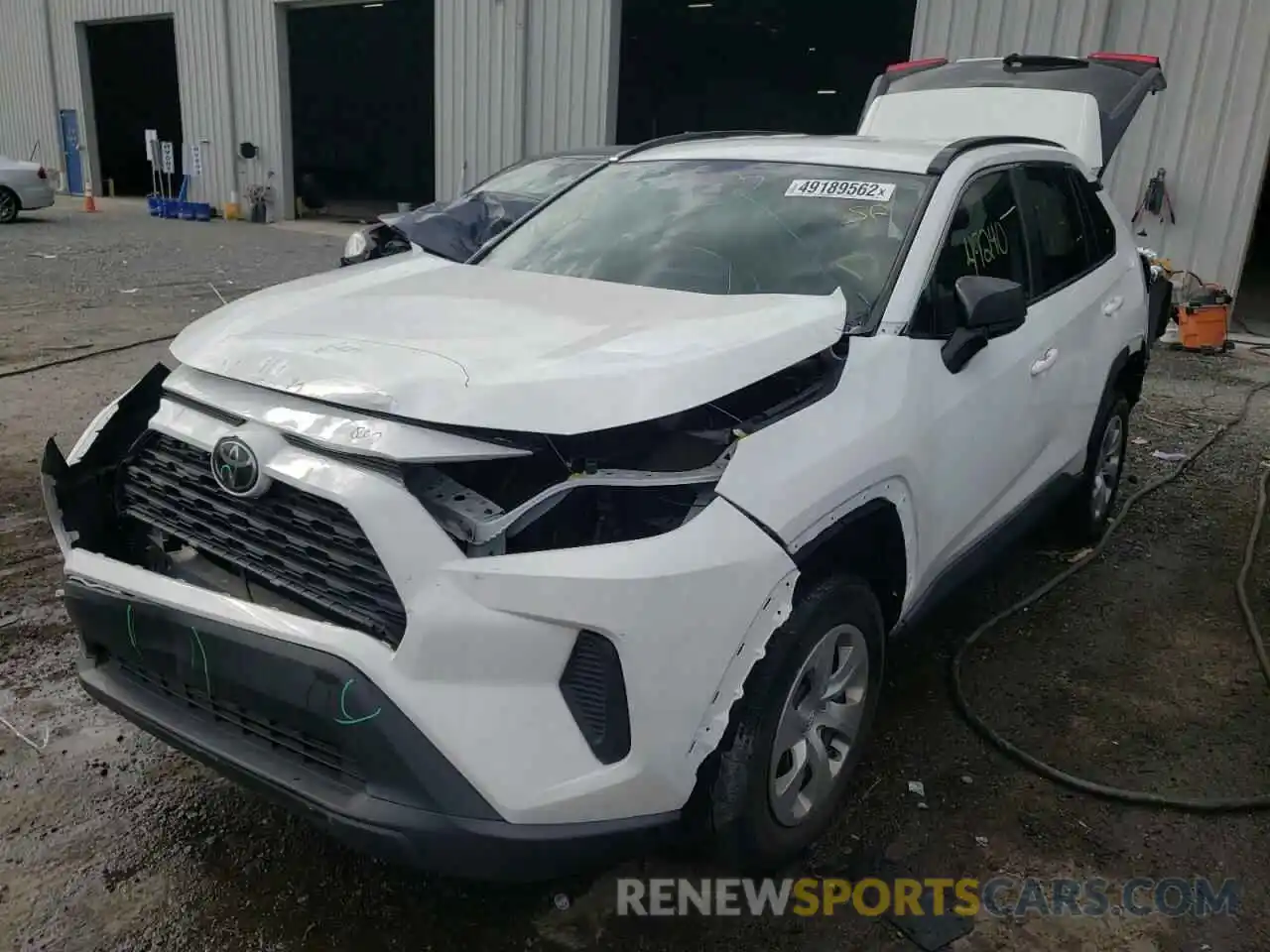 2 Photograph of a damaged car 2T3H1RFV6KW044669 TOYOTA RAV4 2019