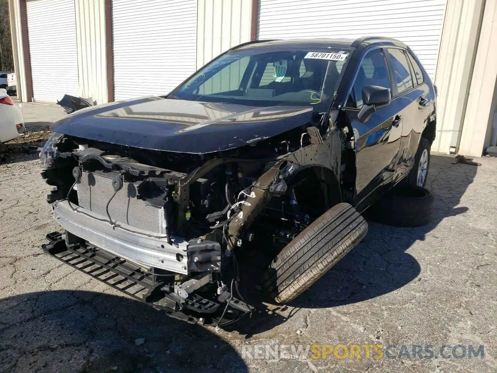 2 Фотография поврежденного автомобиля 2T3H1RFV6KW055106 TOYOTA RAV4 2019