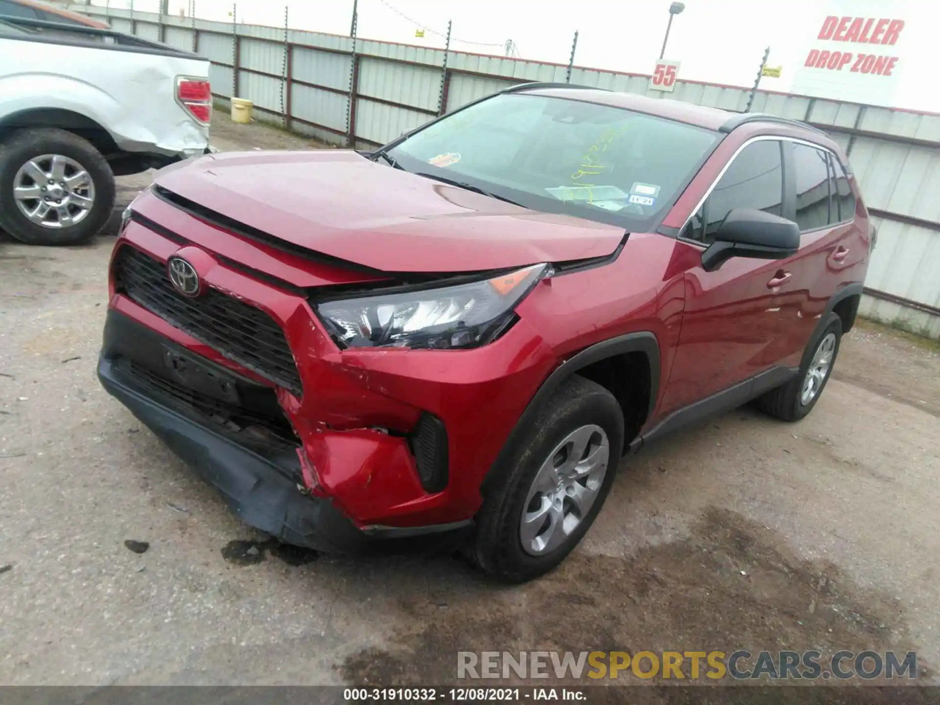 2 Photograph of a damaged car 2T3H1RFV6KW056742 TOYOTA RAV4 2019