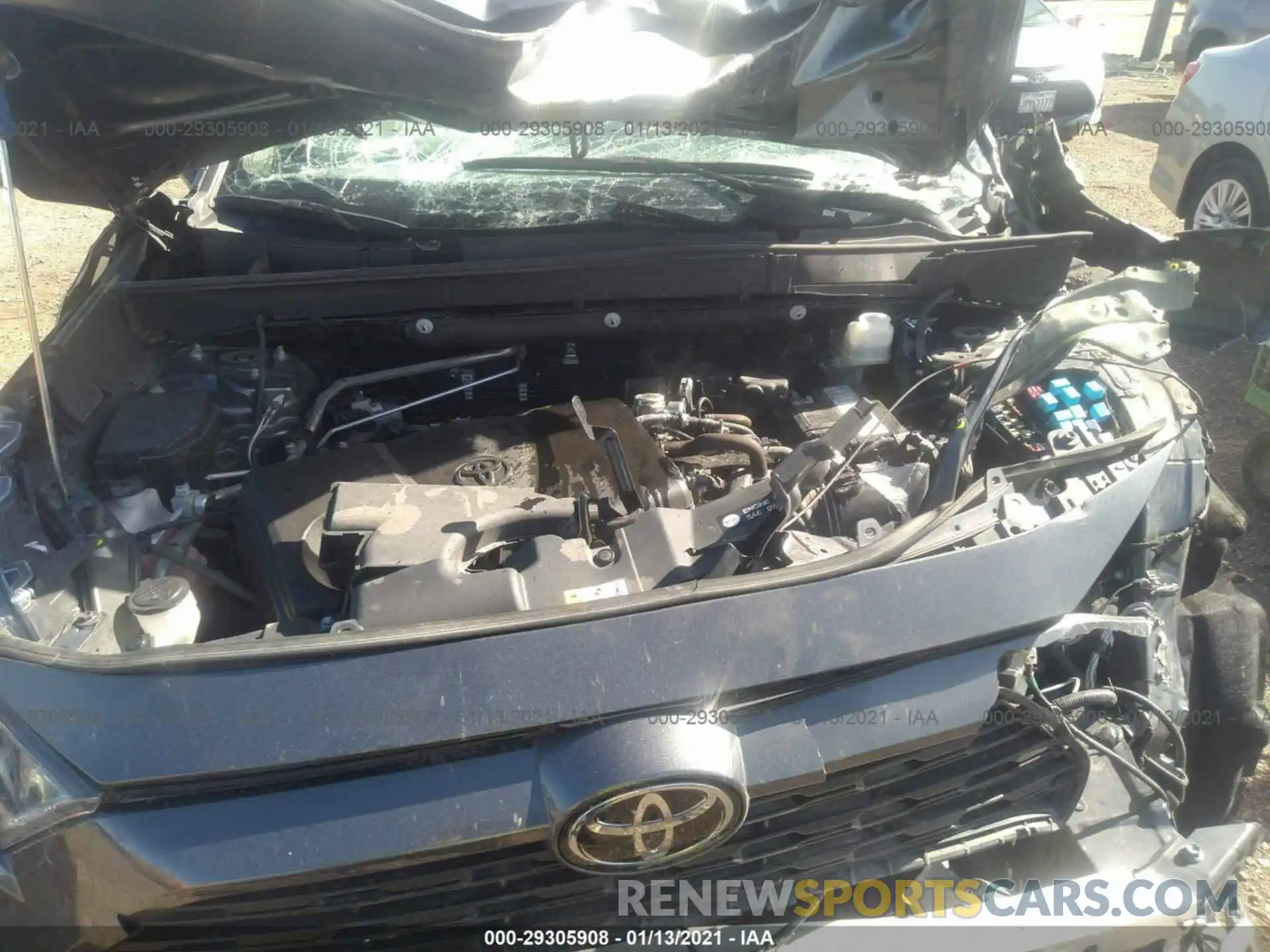 10 Photograph of a damaged car 2T3H1RFV7KC003081 TOYOTA RAV4 2019