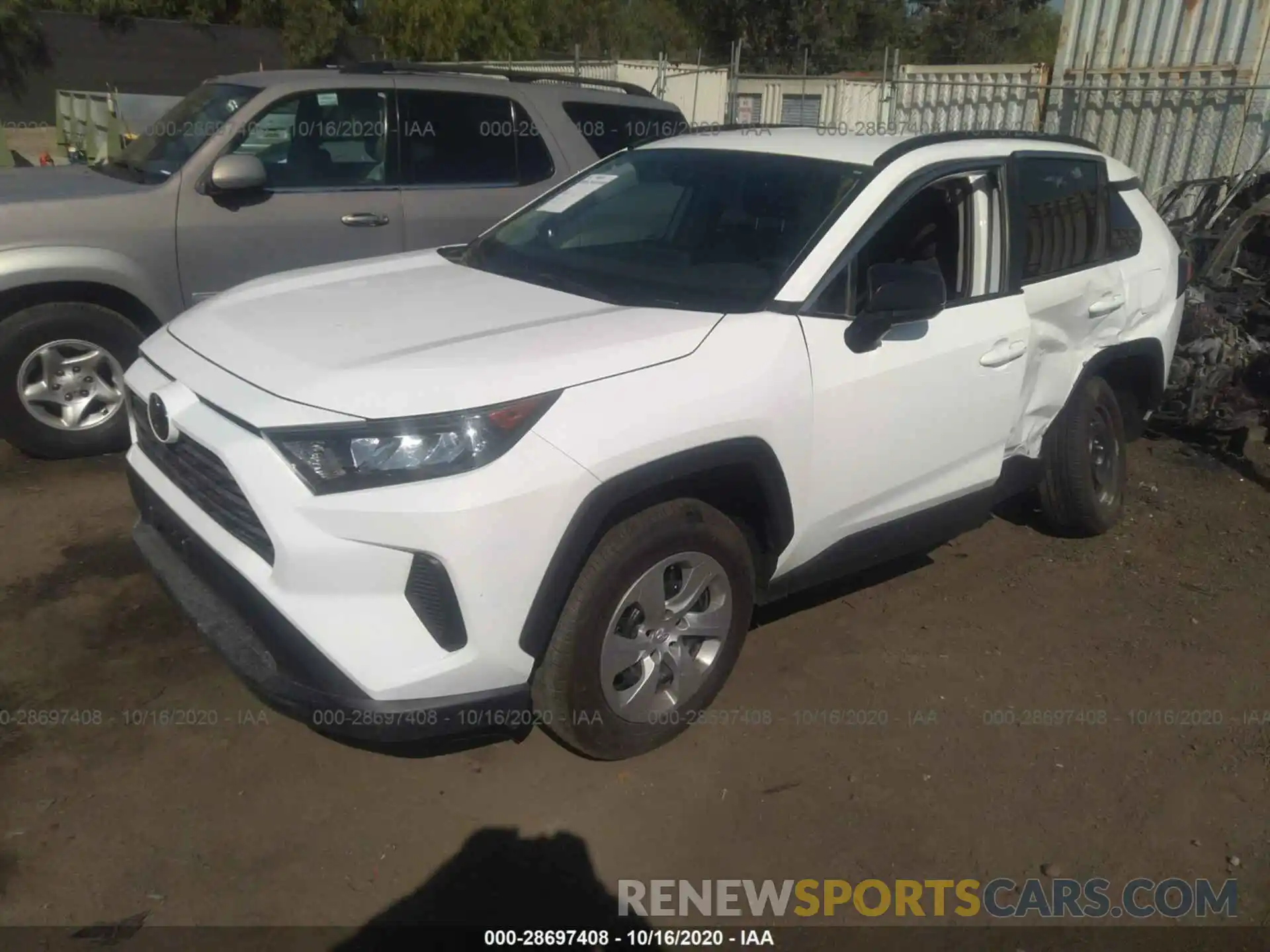 2 Фотография поврежденного автомобиля 2T3H1RFV7KC006868 TOYOTA RAV4 2019