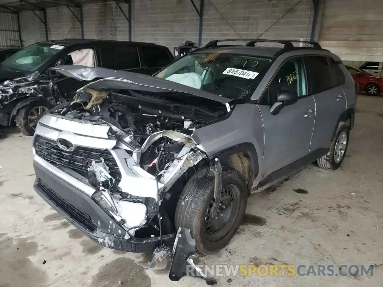 2 Photograph of a damaged car 2T3H1RFV7KC007485 TOYOTA RAV4 2019