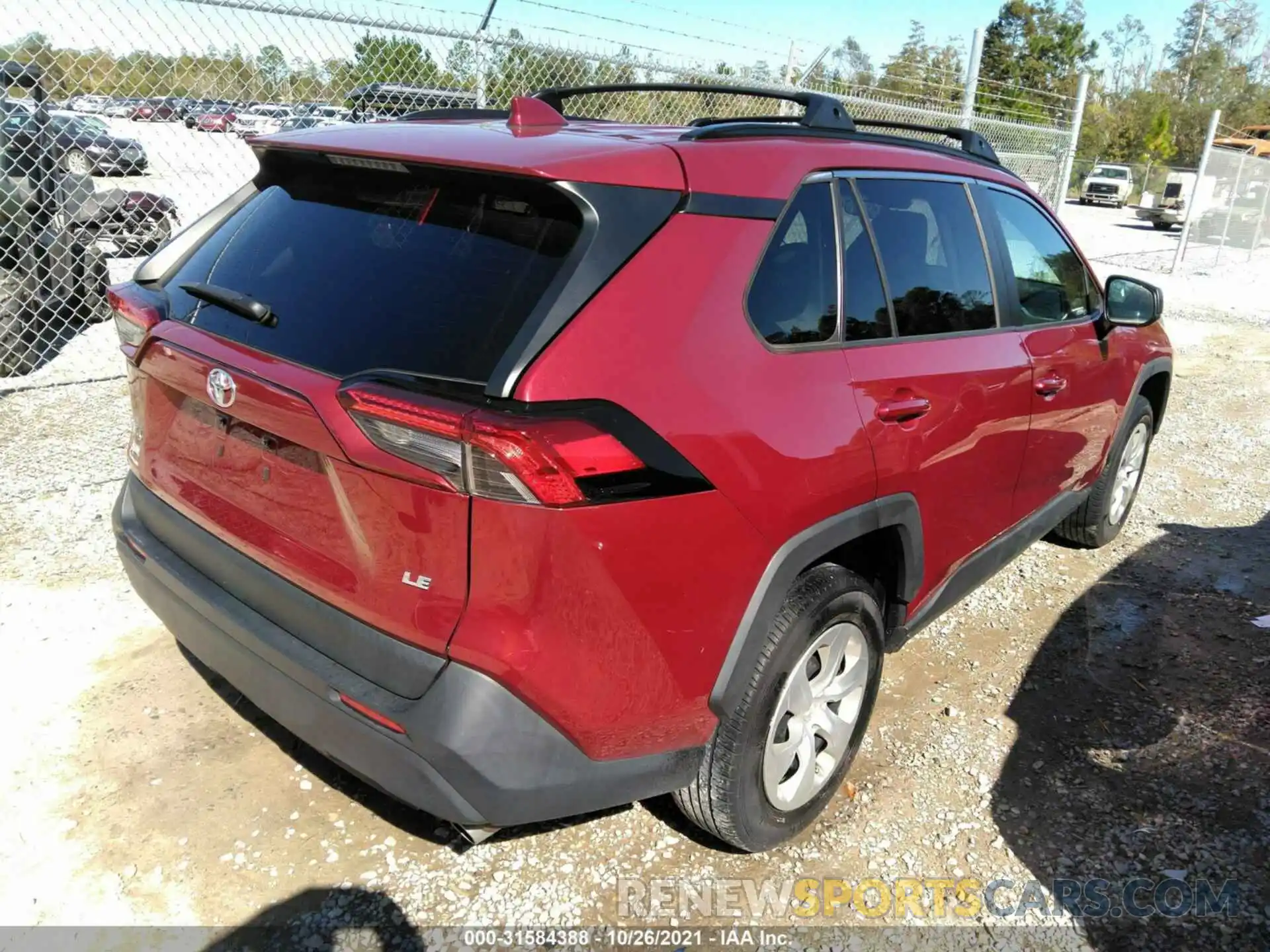 4 Photograph of a damaged car 2T3H1RFV7KC010385 TOYOTA RAV4 2019