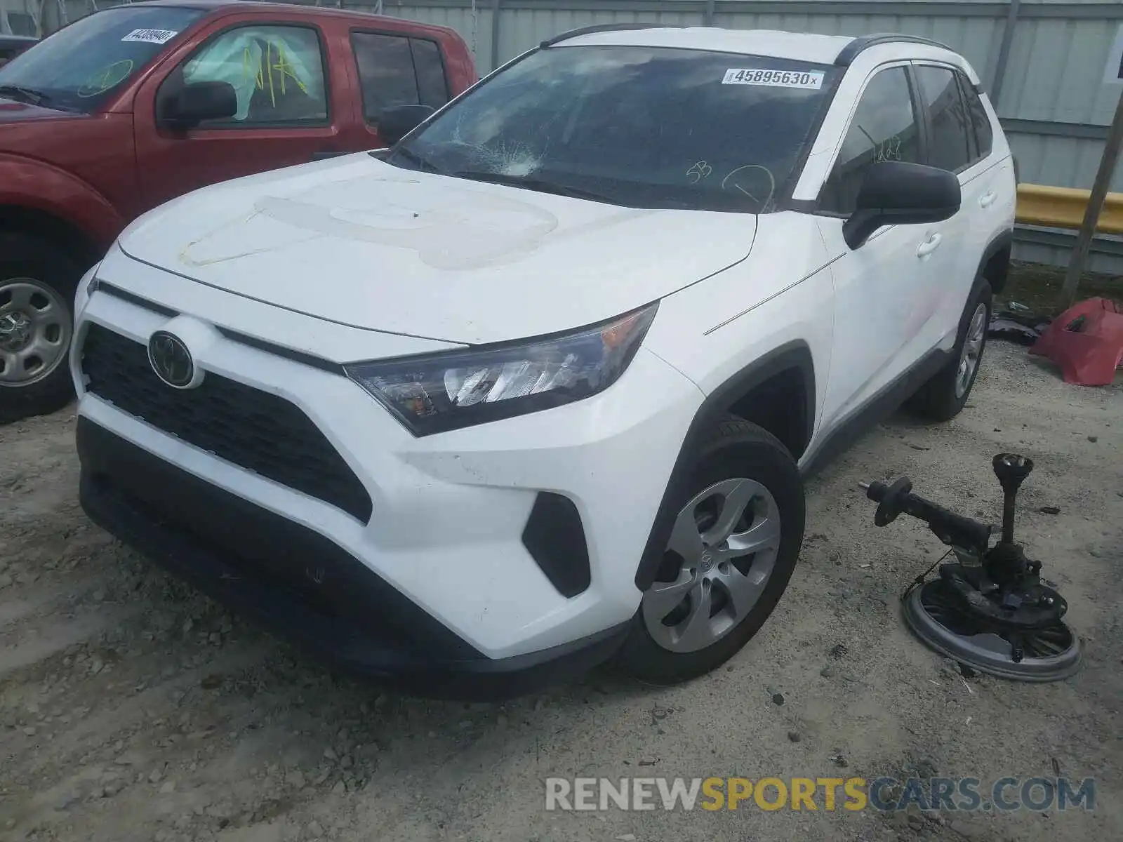 2 Фотография поврежденного автомобиля 2T3H1RFV7KC019331 TOYOTA RAV4 2019