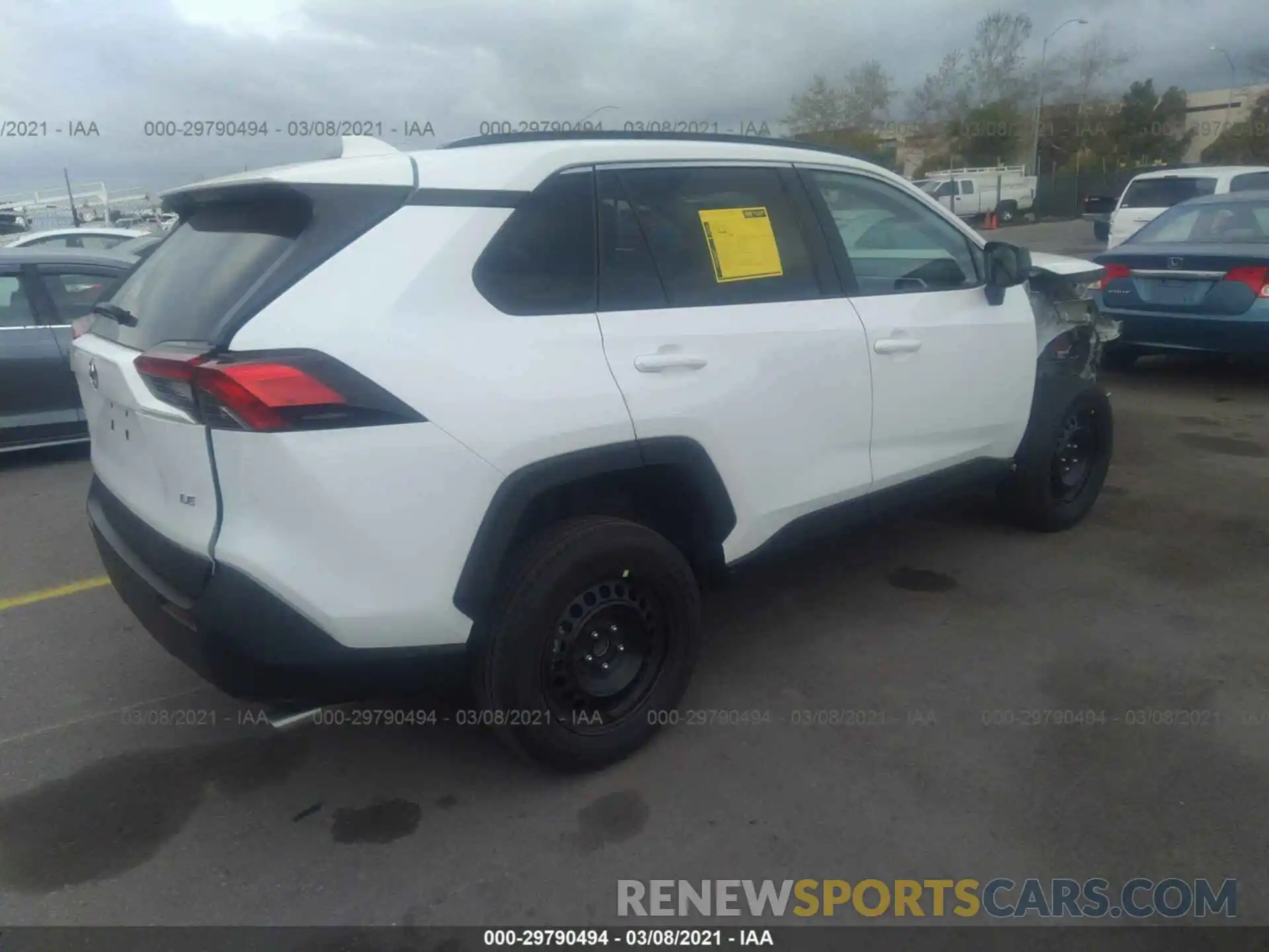 4 Фотография поврежденного автомобиля 2T3H1RFV7KC019474 TOYOTA RAV4 2019