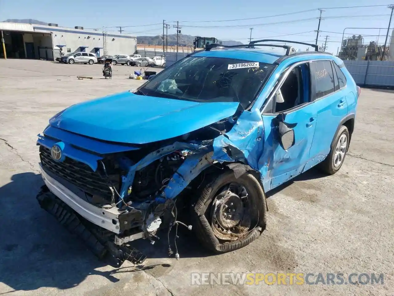 2 Photograph of a damaged car 2T3H1RFV7KC022746 TOYOTA RAV4 2019