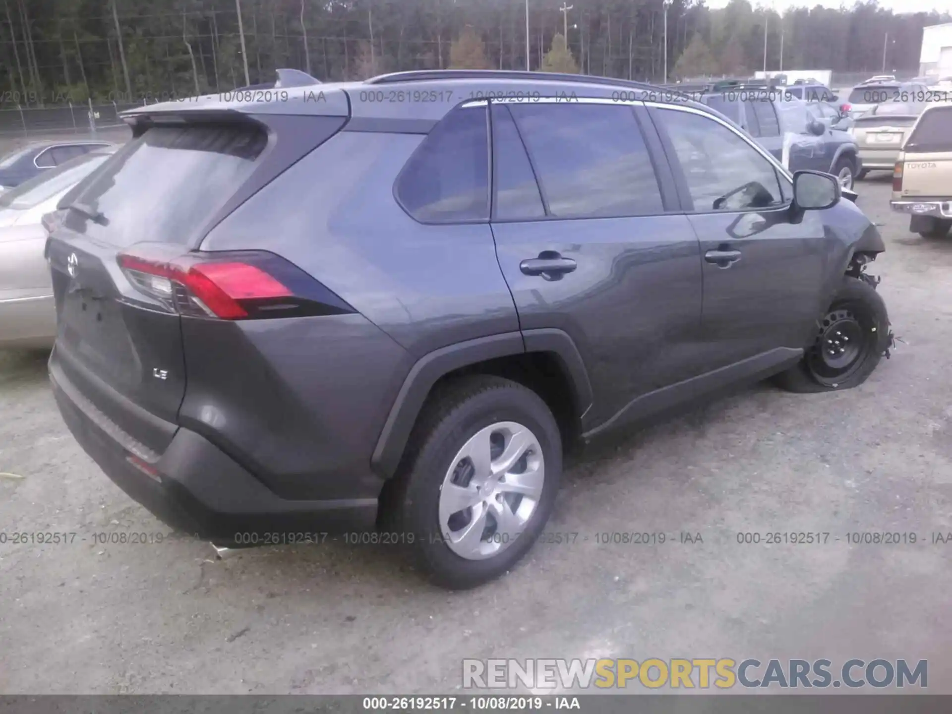 4 Photograph of a damaged car 2T3H1RFV7KC023492 TOYOTA RAV4 2019