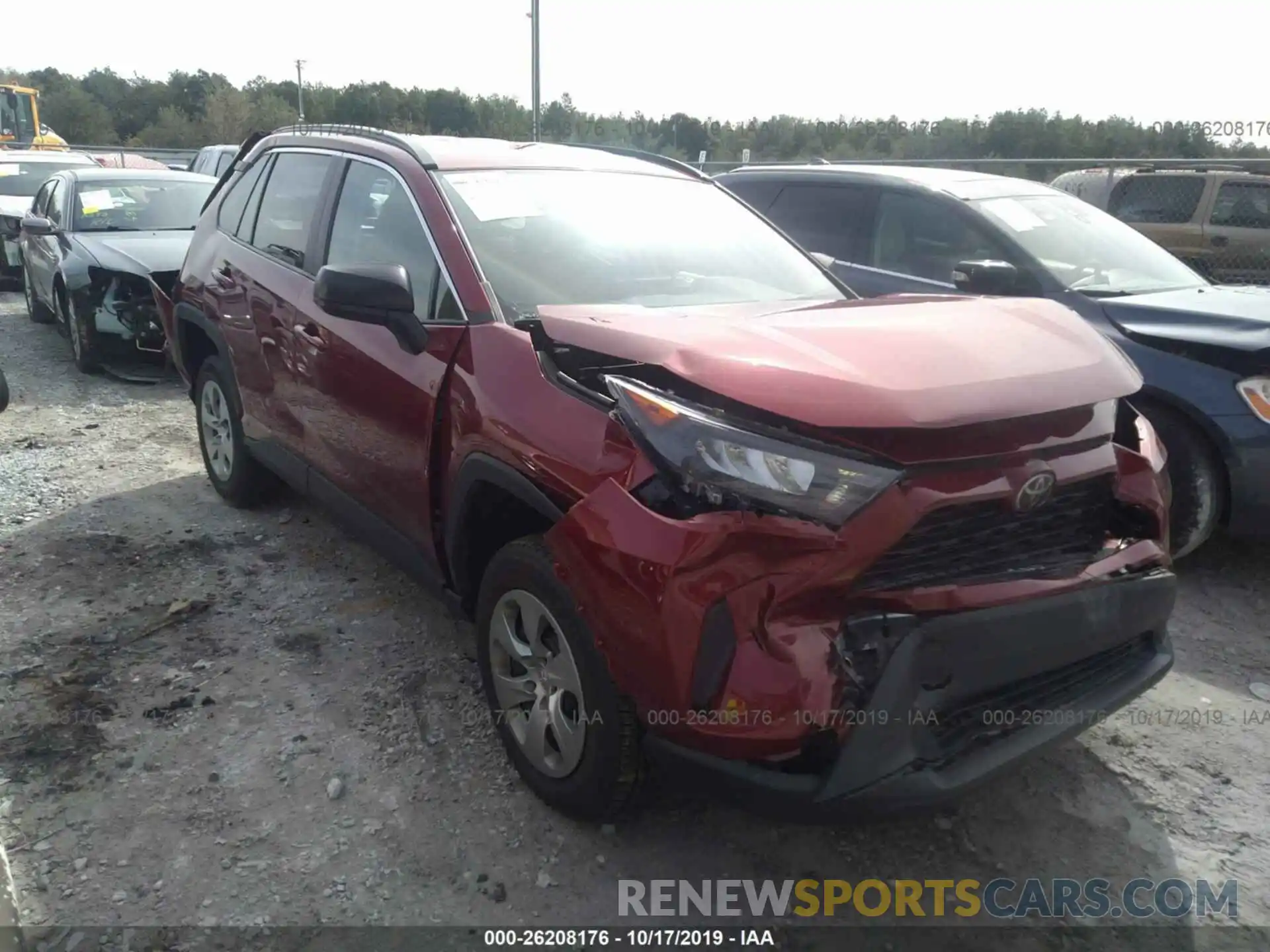 1 Photograph of a damaged car 2T3H1RFV7KW001202 TOYOTA RAV4 2019