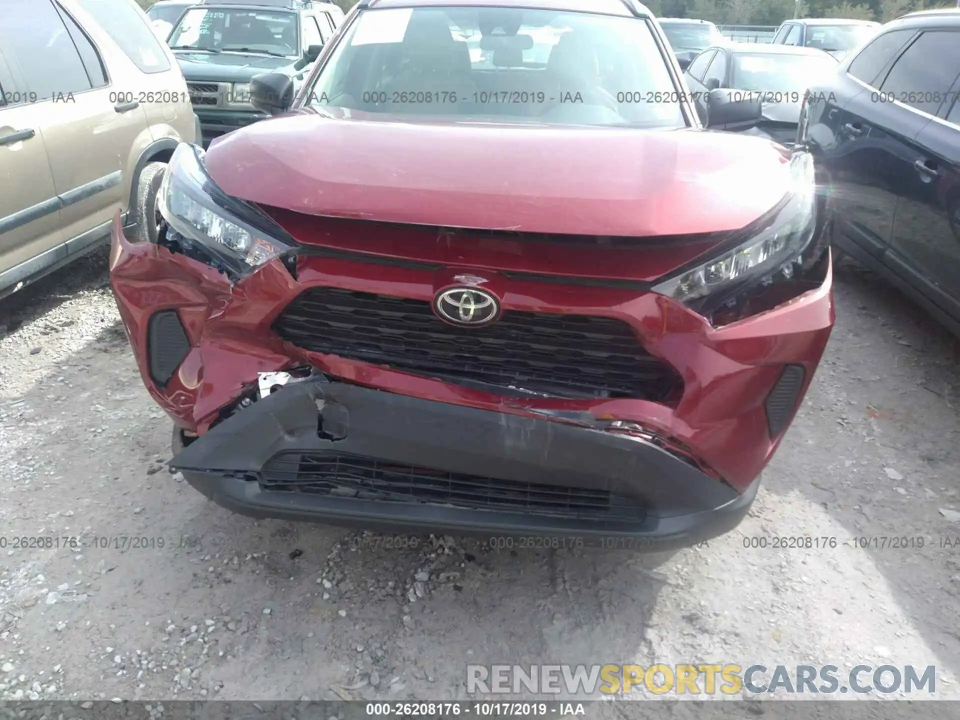 6 Photograph of a damaged car 2T3H1RFV7KW001202 TOYOTA RAV4 2019