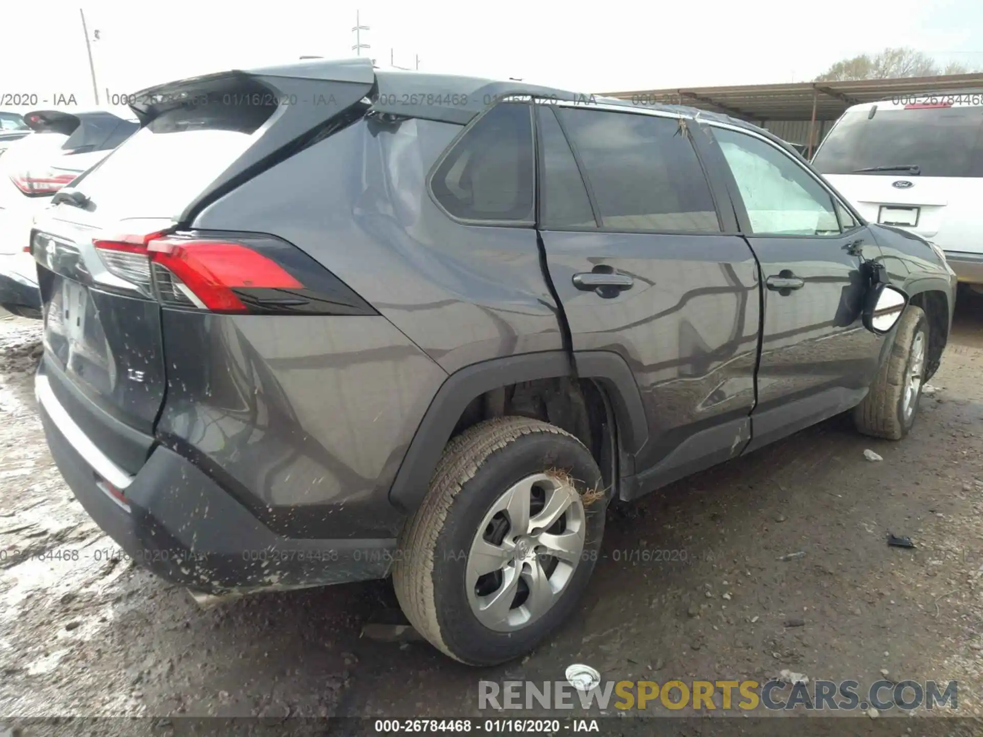 4 Фотография поврежденного автомобиля 2T3H1RFV7KW003211 TOYOTA RAV4 2019