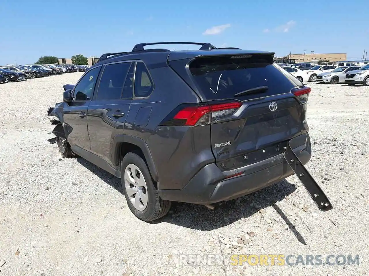 3 Photograph of a damaged car 2T3H1RFV7KW004262 TOYOTA RAV4 2019