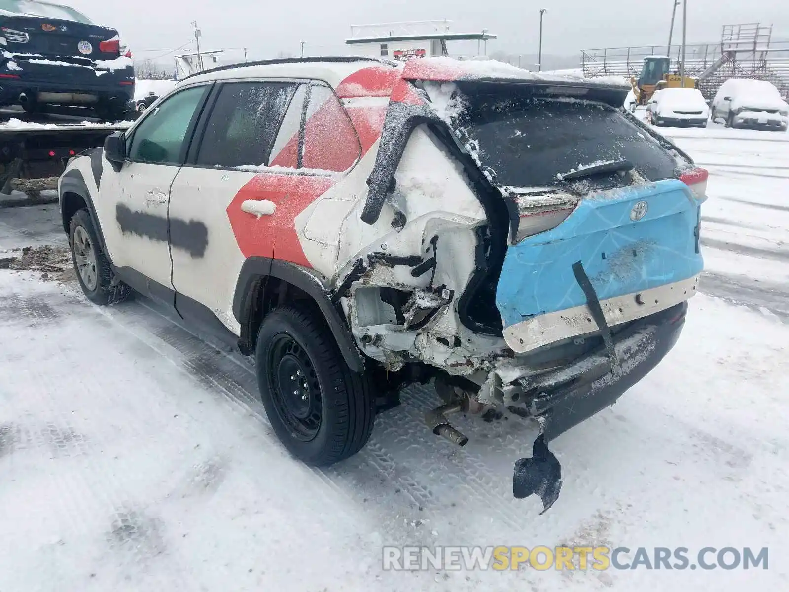 3 Photograph of a damaged car 2T3H1RFV7KW004603 TOYOTA RAV4 2019