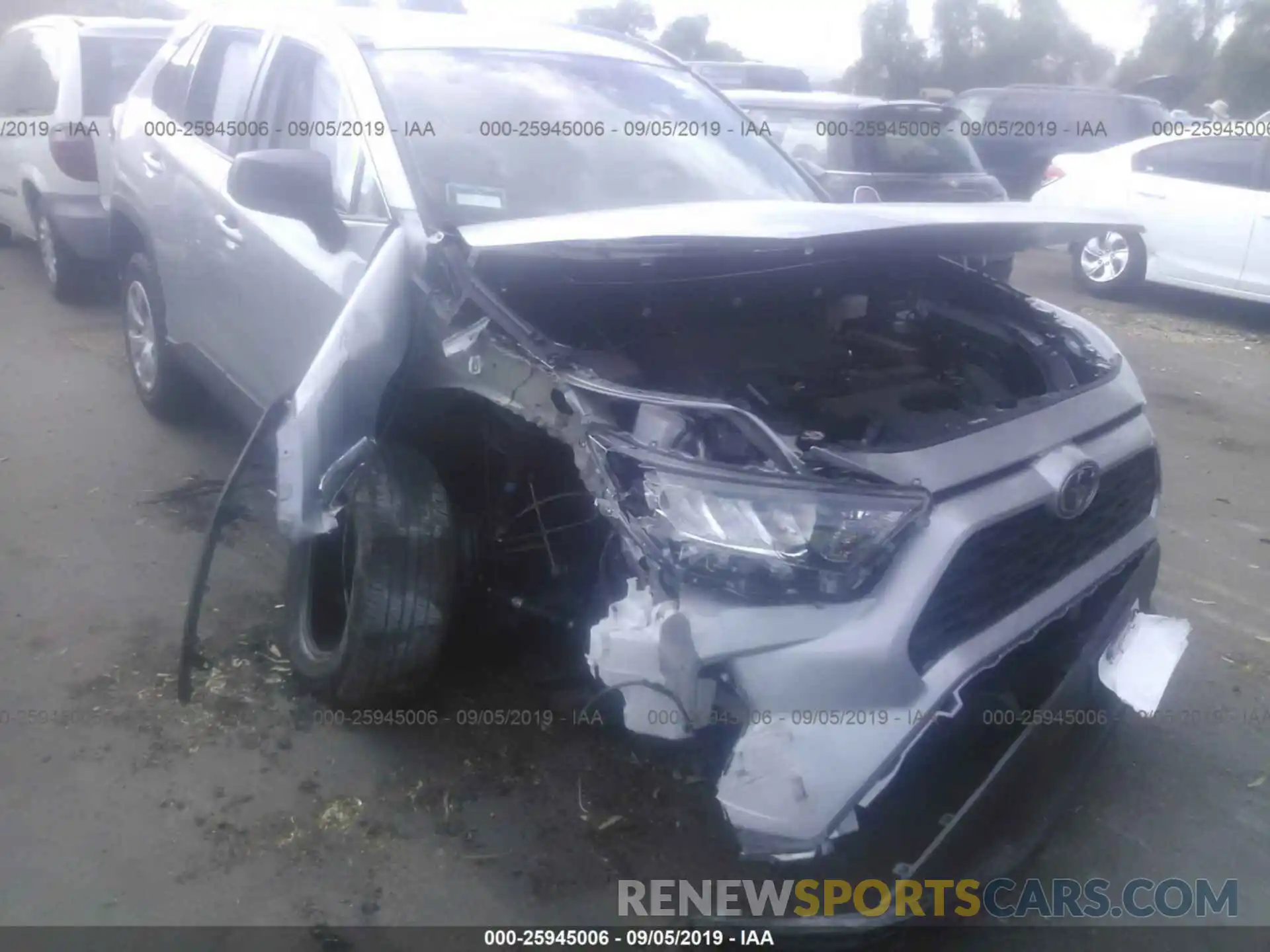 6 Photograph of a damaged car 2T3H1RFV7KW005749 TOYOTA RAV4 2019