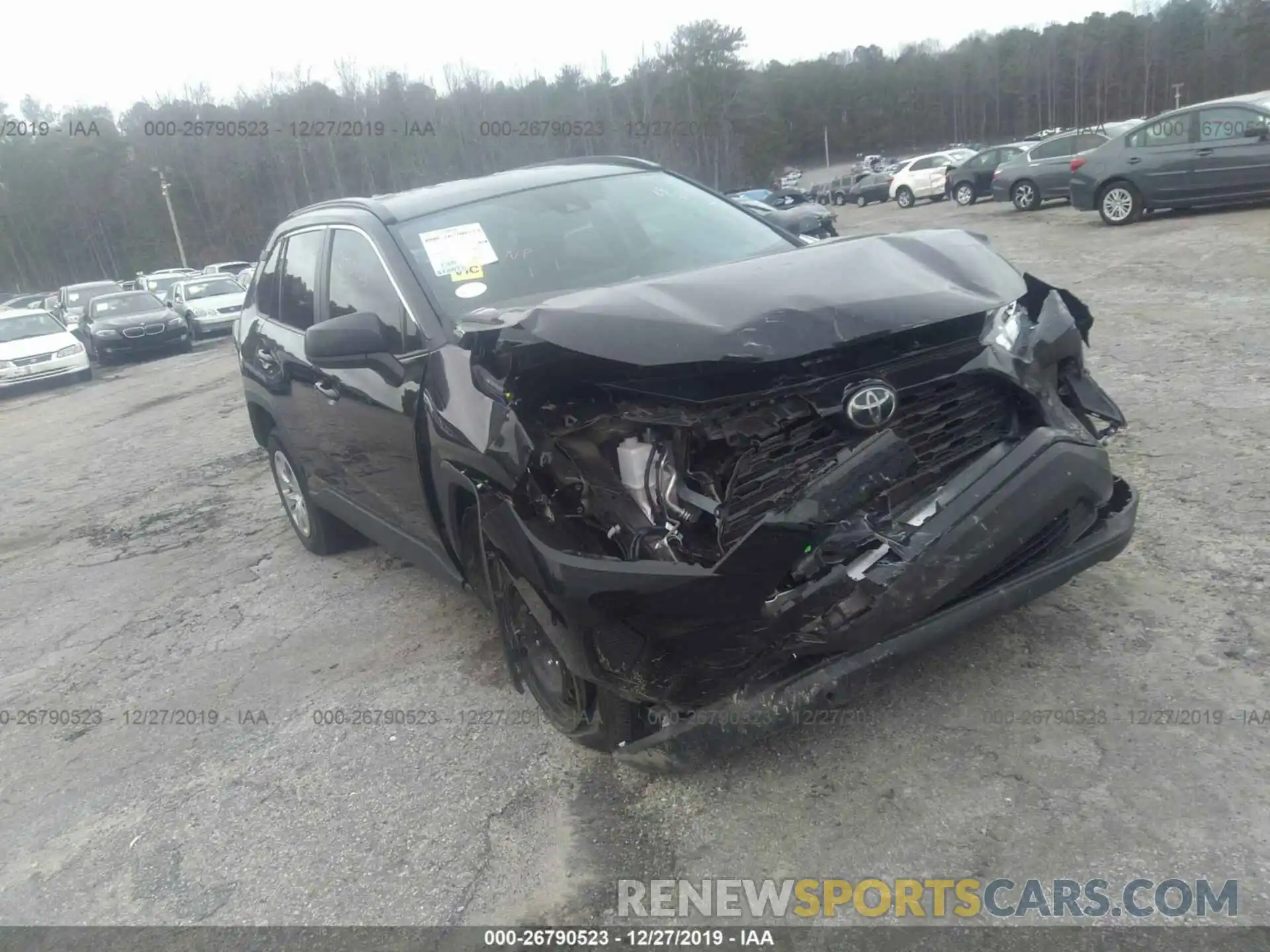 1 Photograph of a damaged car 2T3H1RFV7KW022566 TOYOTA RAV4 2019