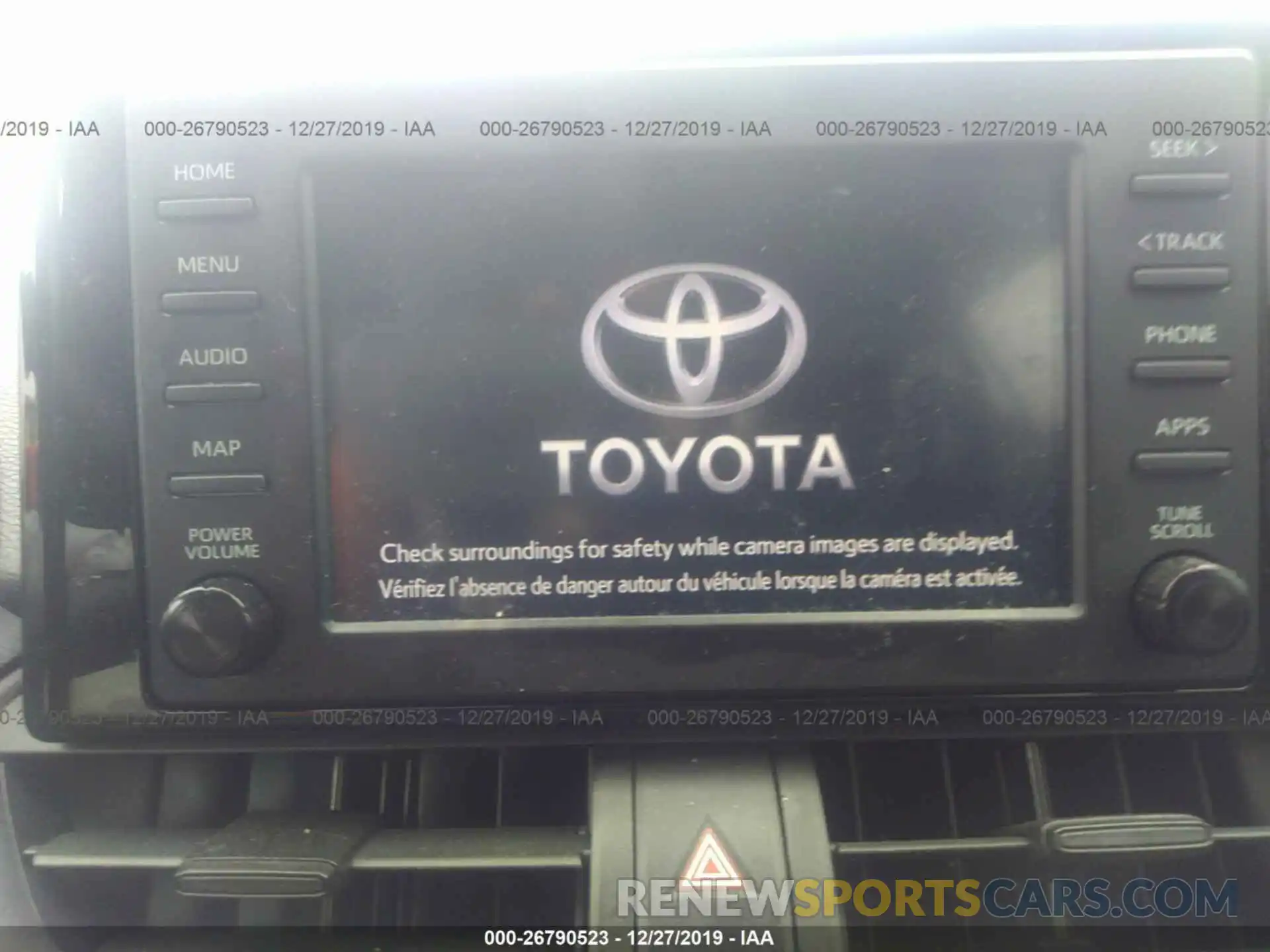 6 Фотография поврежденного автомобиля 2T3H1RFV7KW022566 TOYOTA RAV4 2019