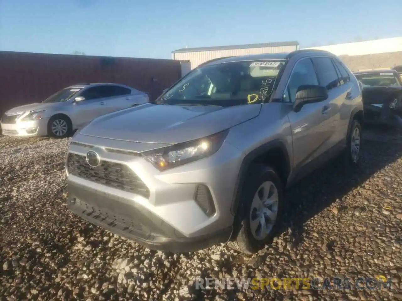 2 Фотография поврежденного автомобиля 2T3H1RFV7KW025581 TOYOTA RAV4 2019