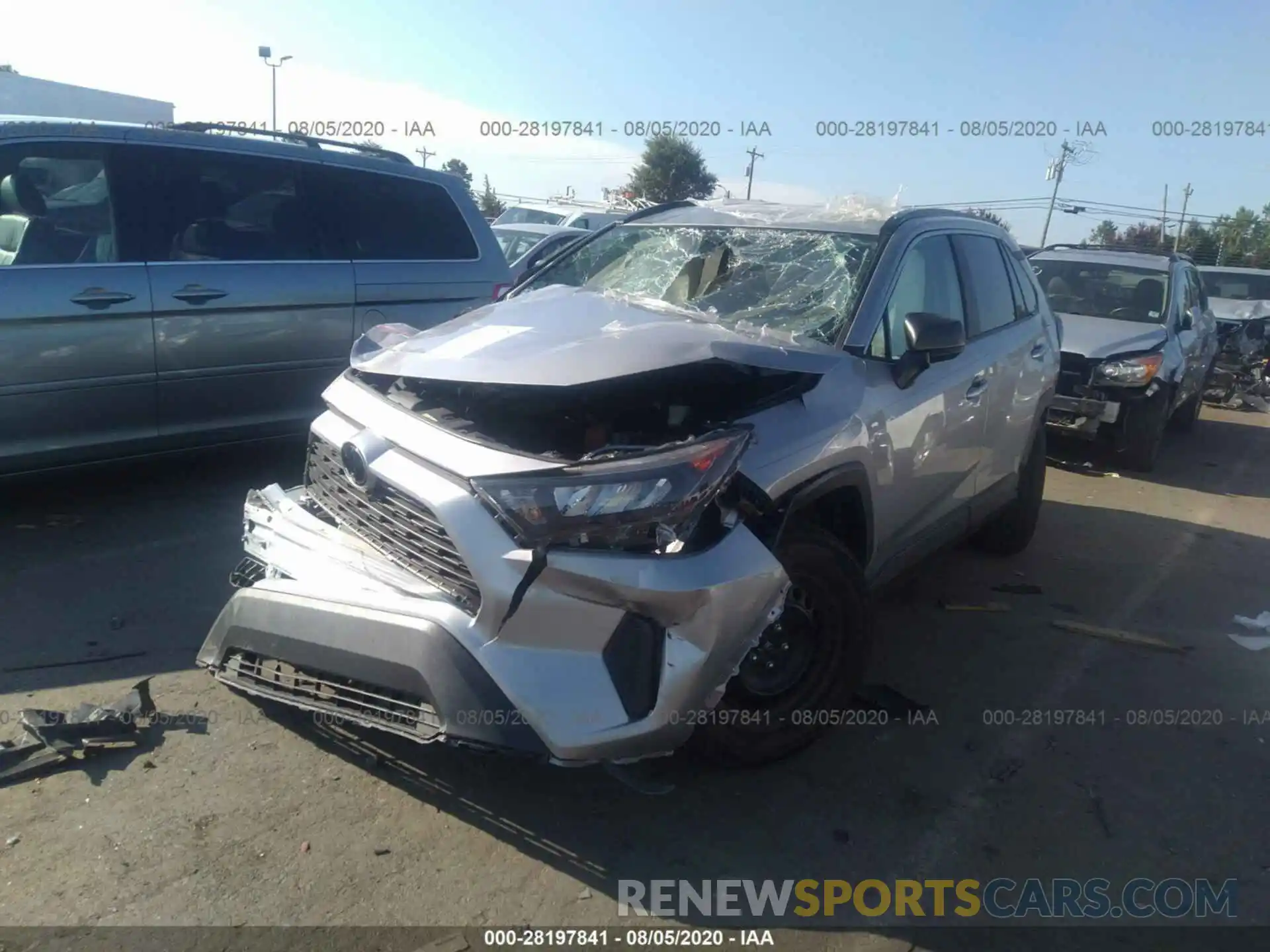 2 Photograph of a damaged car 2T3H1RFV7KW026634 TOYOTA RAV4 2019