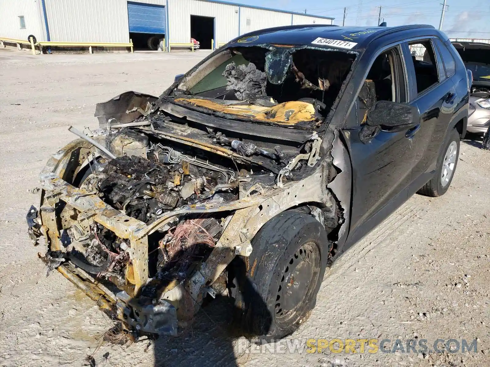 2 Photograph of a damaged car 2T3H1RFV7KW036600 TOYOTA RAV4 2019