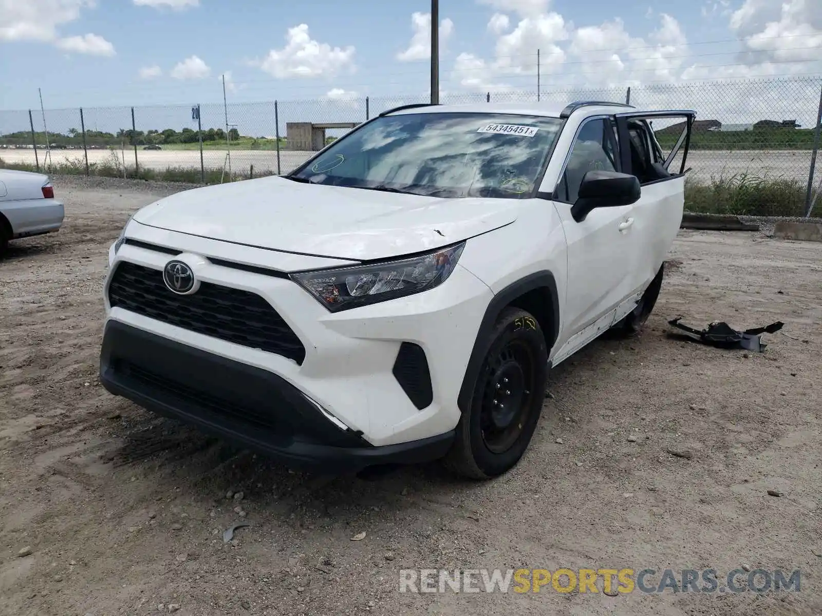 2 Фотография поврежденного автомобиля 2T3H1RFV7KW036628 TOYOTA RAV4 2019