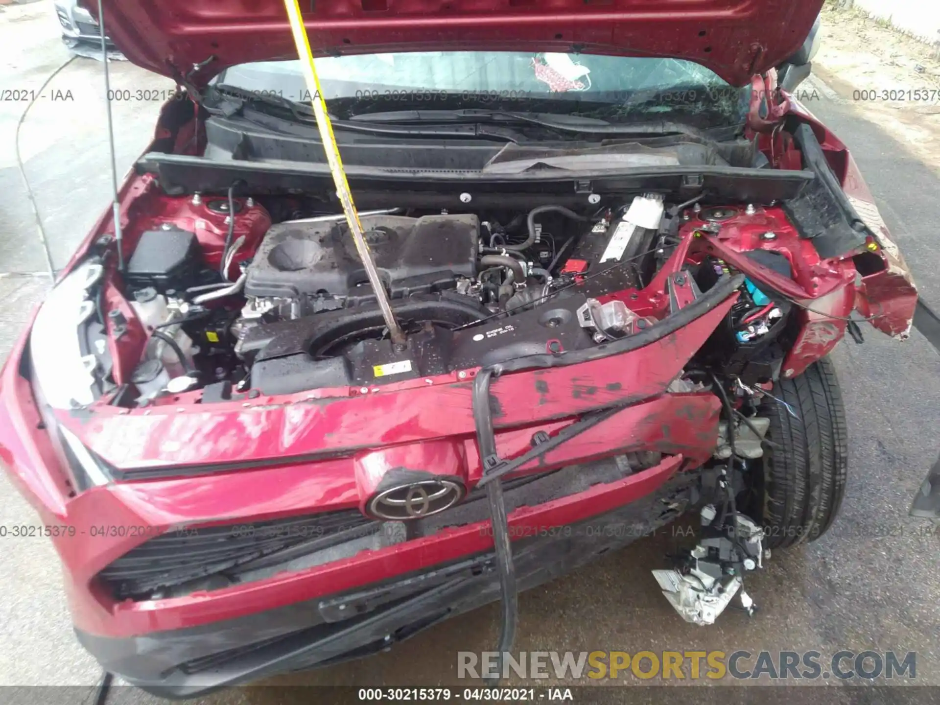 10 Photograph of a damaged car 2T3H1RFV7KW037150 TOYOTA RAV4 2019