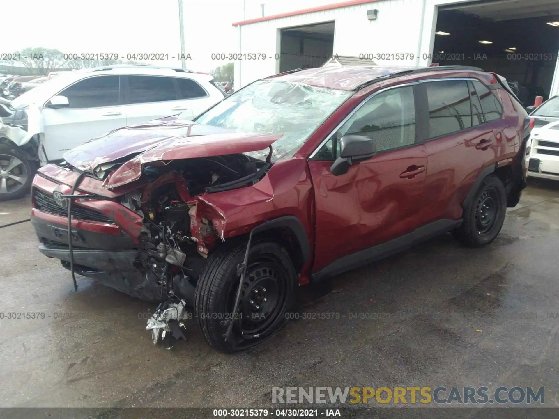 2 Photograph of a damaged car 2T3H1RFV7KW037150 TOYOTA RAV4 2019