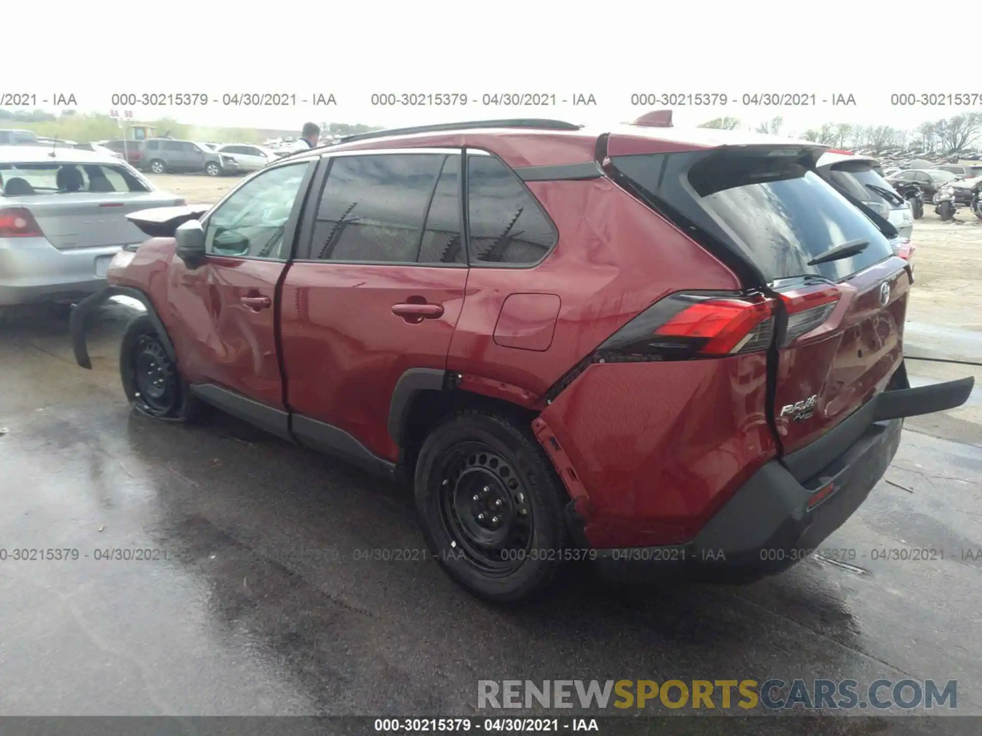 3 Photograph of a damaged car 2T3H1RFV7KW037150 TOYOTA RAV4 2019