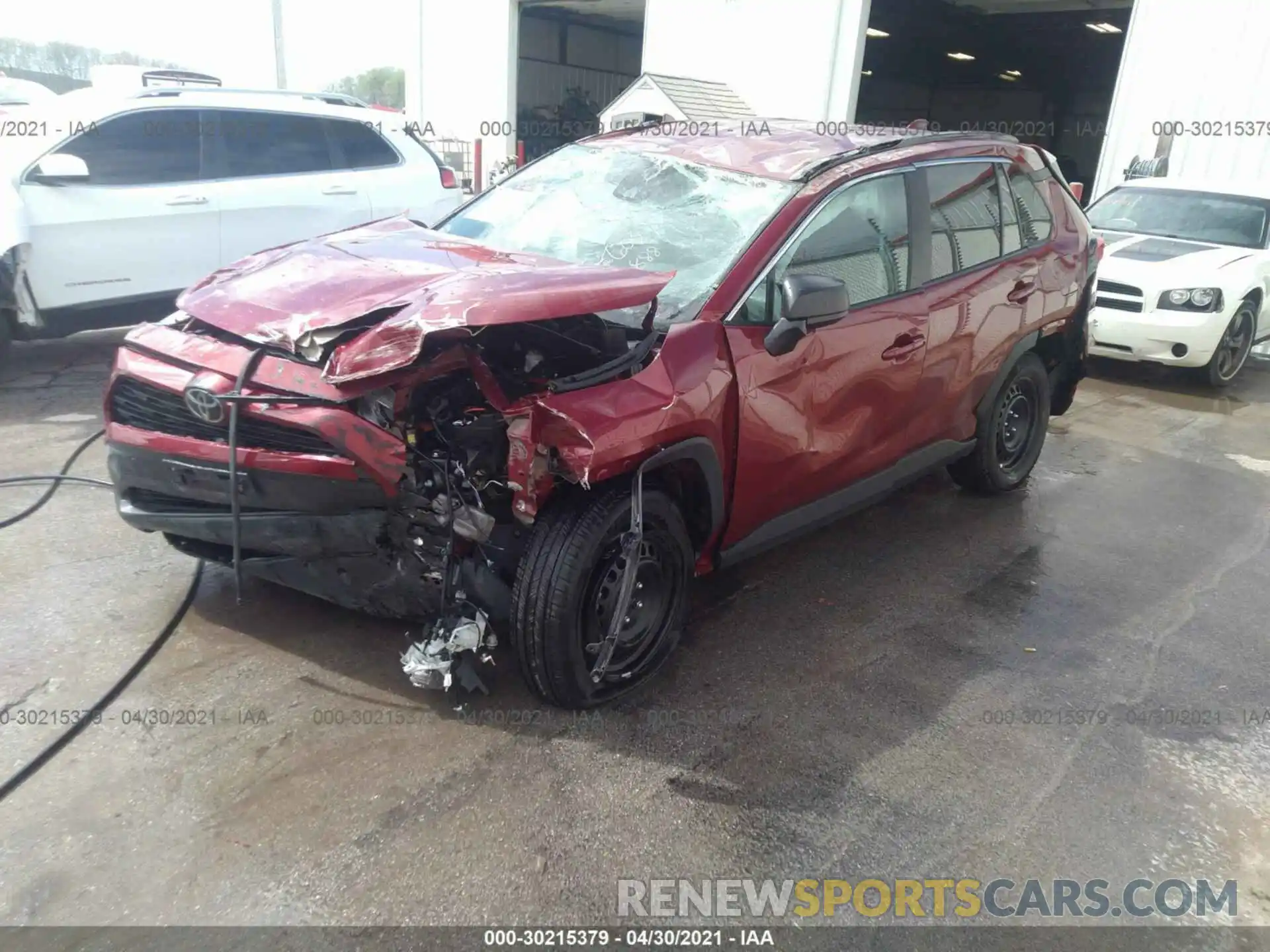 6 Photograph of a damaged car 2T3H1RFV7KW037150 TOYOTA RAV4 2019