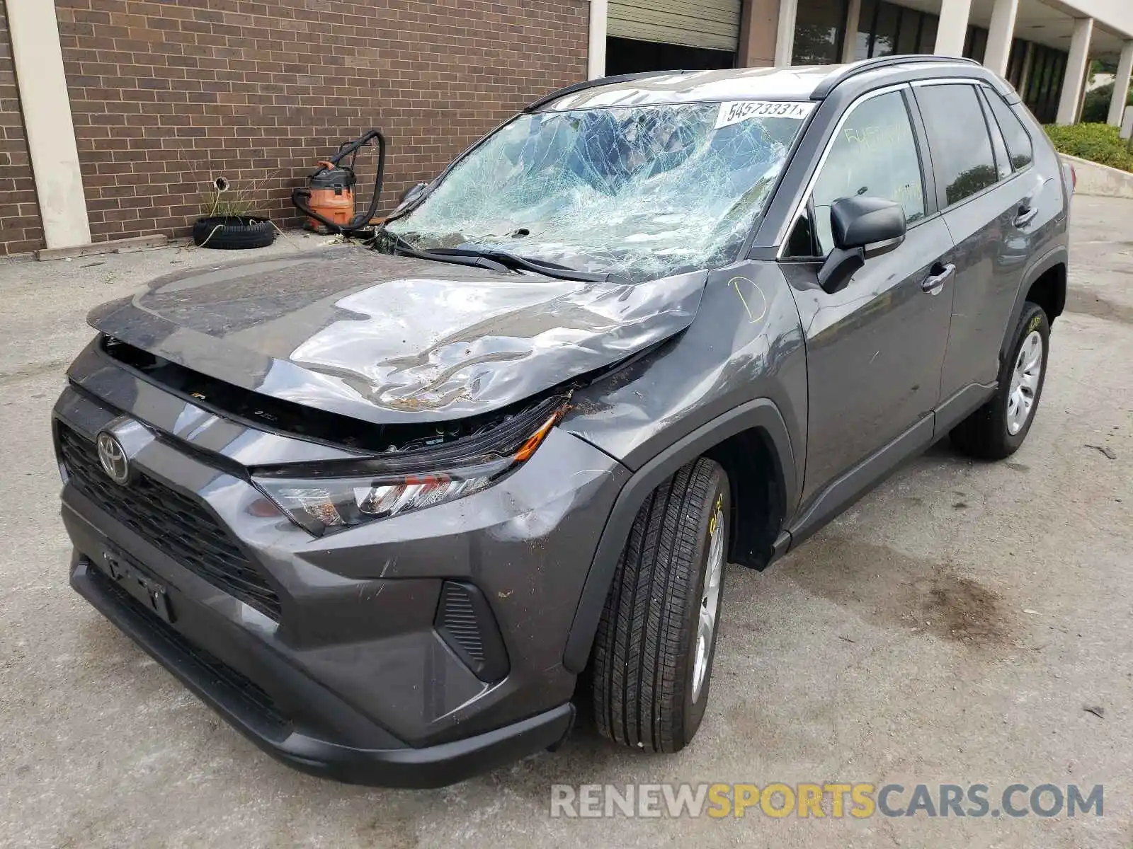 2 Photograph of a damaged car 2T3H1RFV7KW037259 TOYOTA RAV4 2019