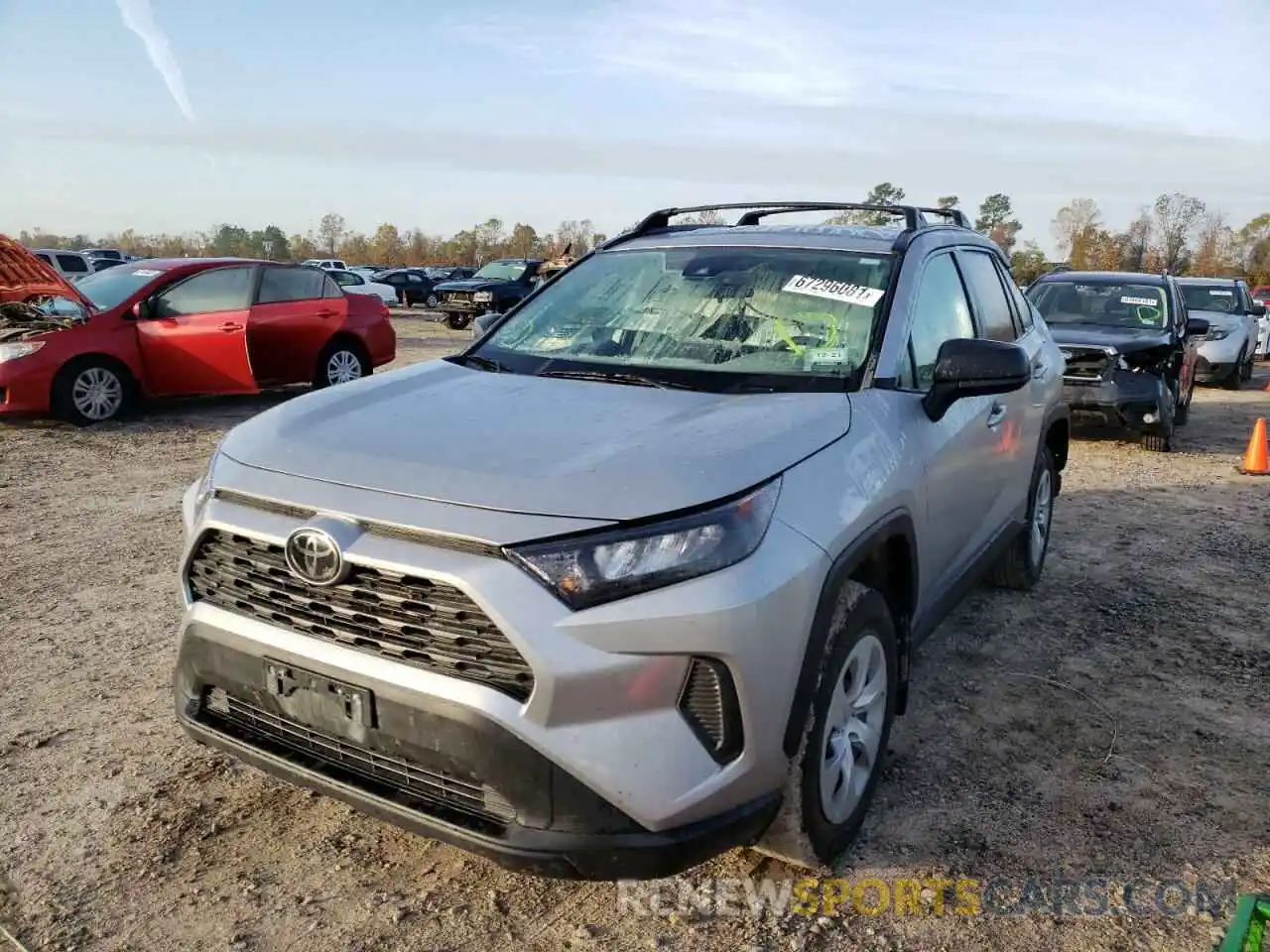 2 Фотография поврежденного автомобиля 2T3H1RFV7KW040291 TOYOTA RAV4 2019