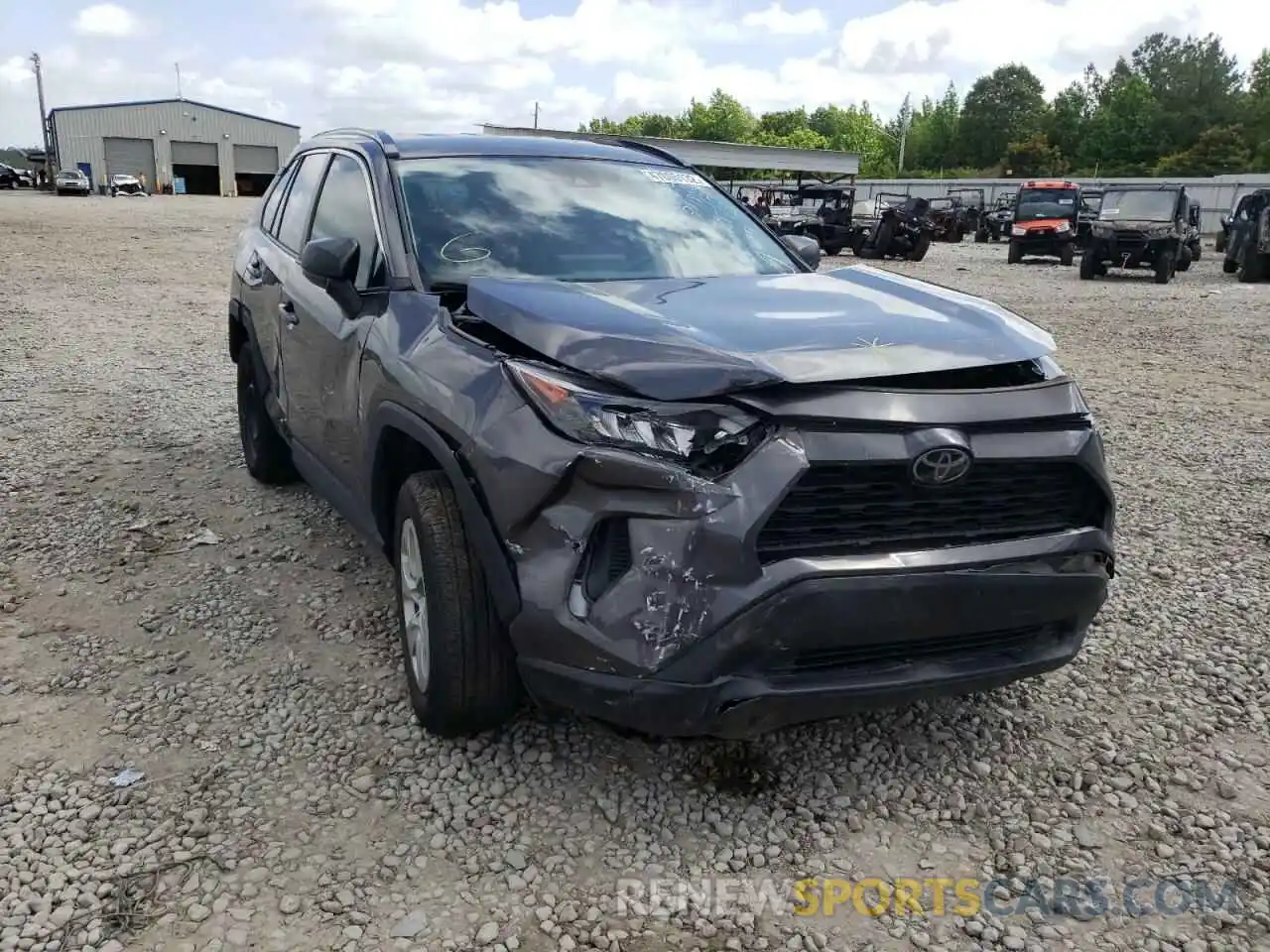 1 Photograph of a damaged car 2T3H1RFV7KW042199 TOYOTA RAV4 2019