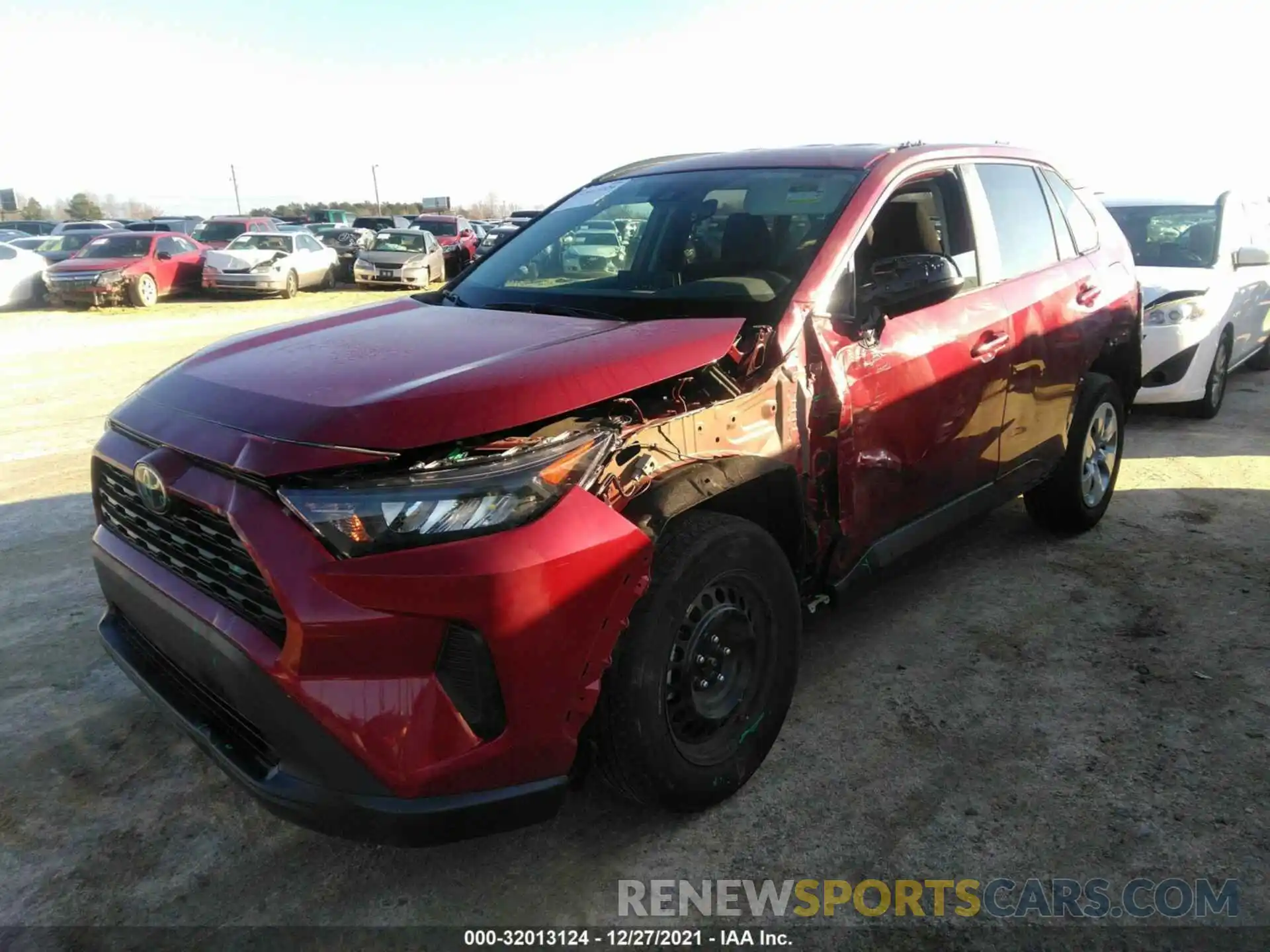 2 Фотография поврежденного автомобиля 2T3H1RFV7KW042543 TOYOTA RAV4 2019