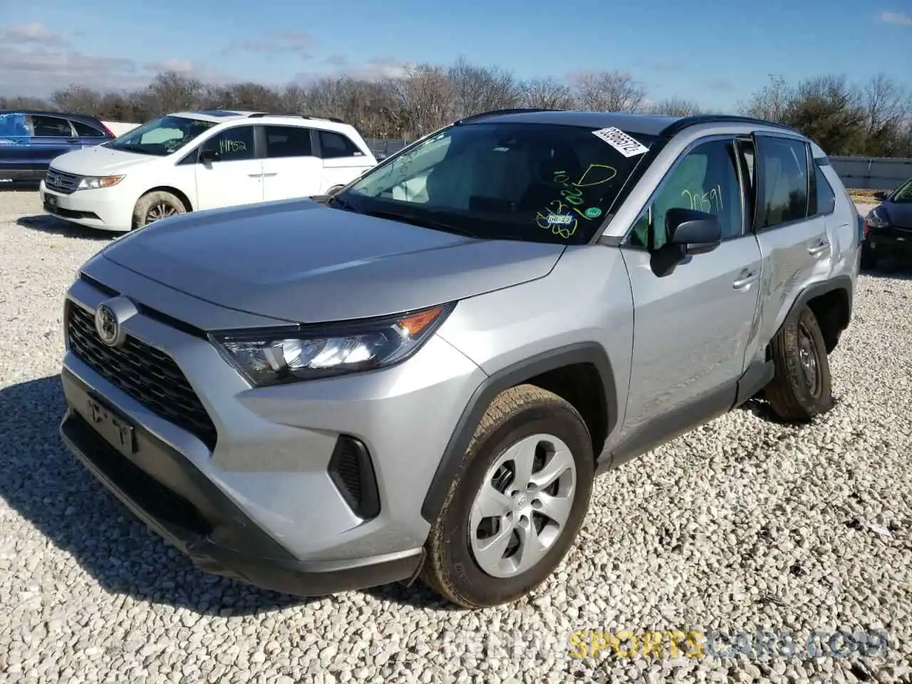 2 Фотография поврежденного автомобиля 2T3H1RFV7KW042851 TOYOTA RAV4 2019