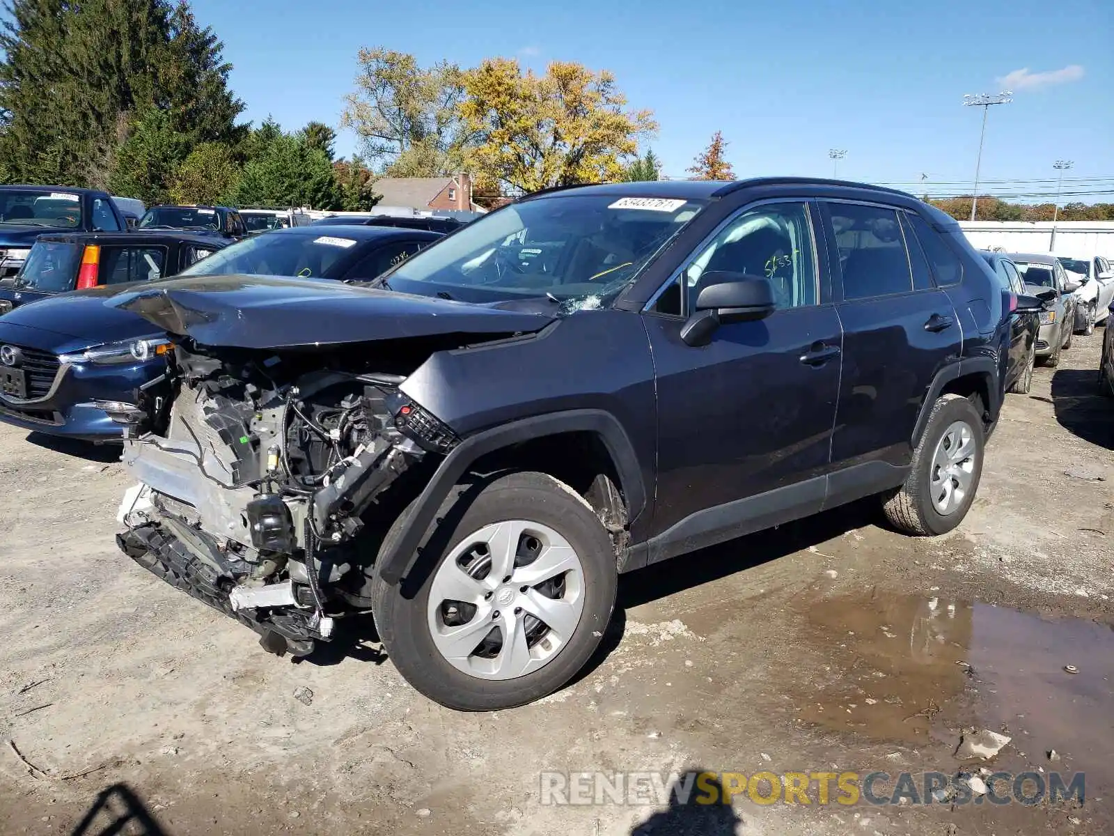 2 Фотография поврежденного автомобиля 2T3H1RFV7KW042915 TOYOTA RAV4 2019