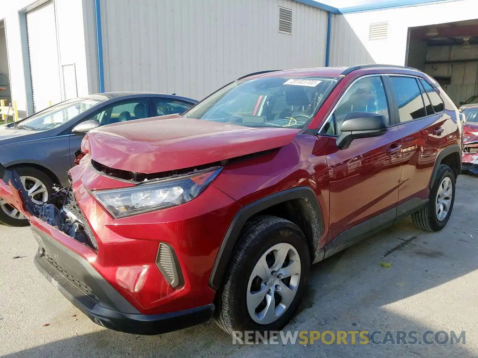 2 Фотография поврежденного автомобиля 2T3H1RFV7KW046219 TOYOTA RAV4 2019