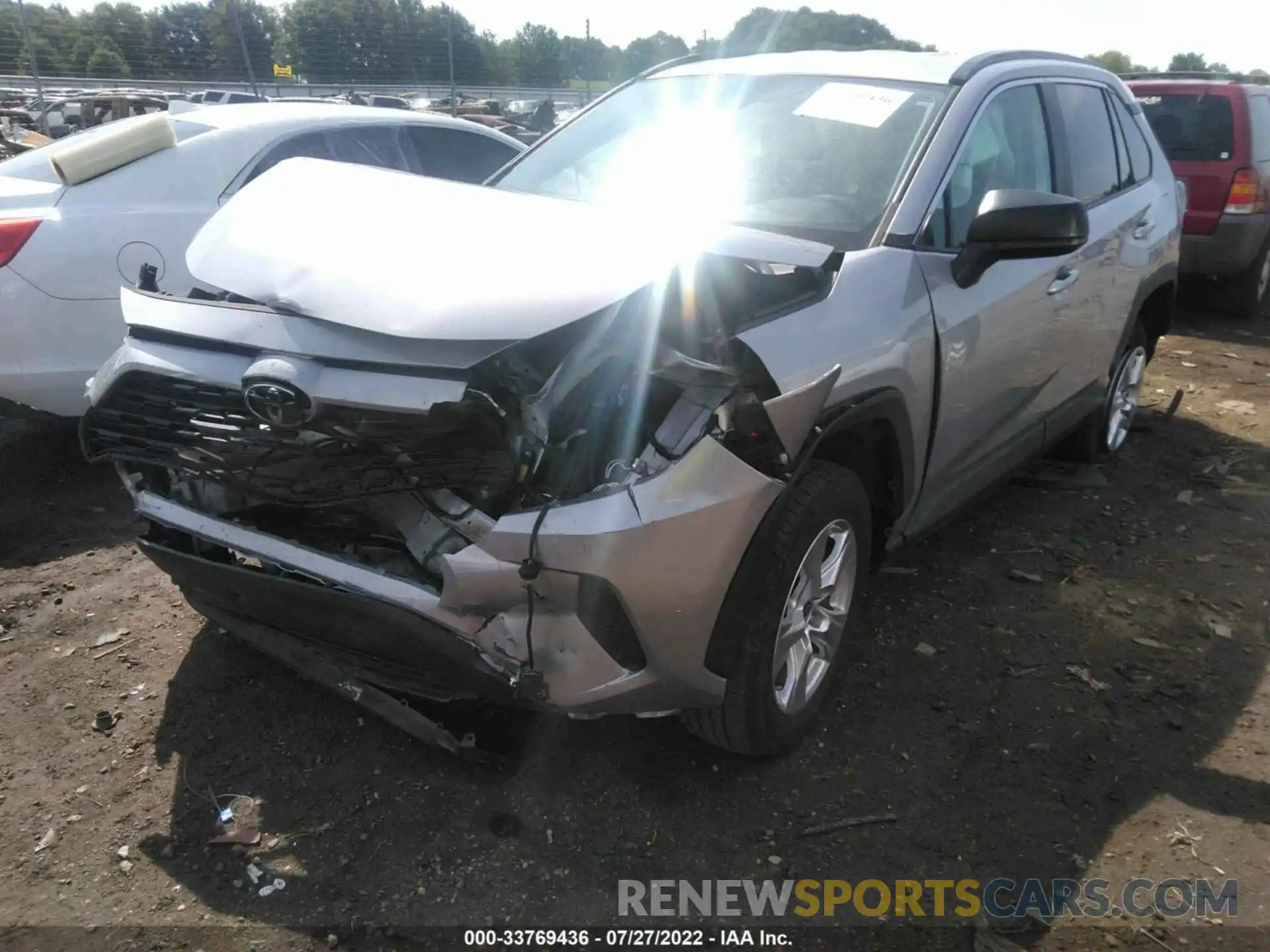 2 Photograph of a damaged car 2T3H1RFV7KW046494 TOYOTA RAV4 2019