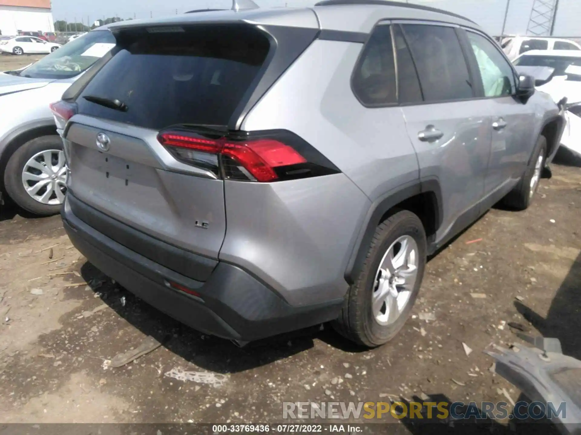 4 Photograph of a damaged car 2T3H1RFV7KW046494 TOYOTA RAV4 2019