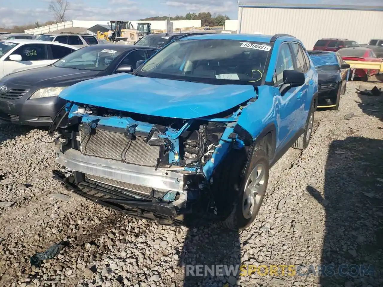 2 Photograph of a damaged car 2T3H1RFV7KW046821 TOYOTA RAV4 2019