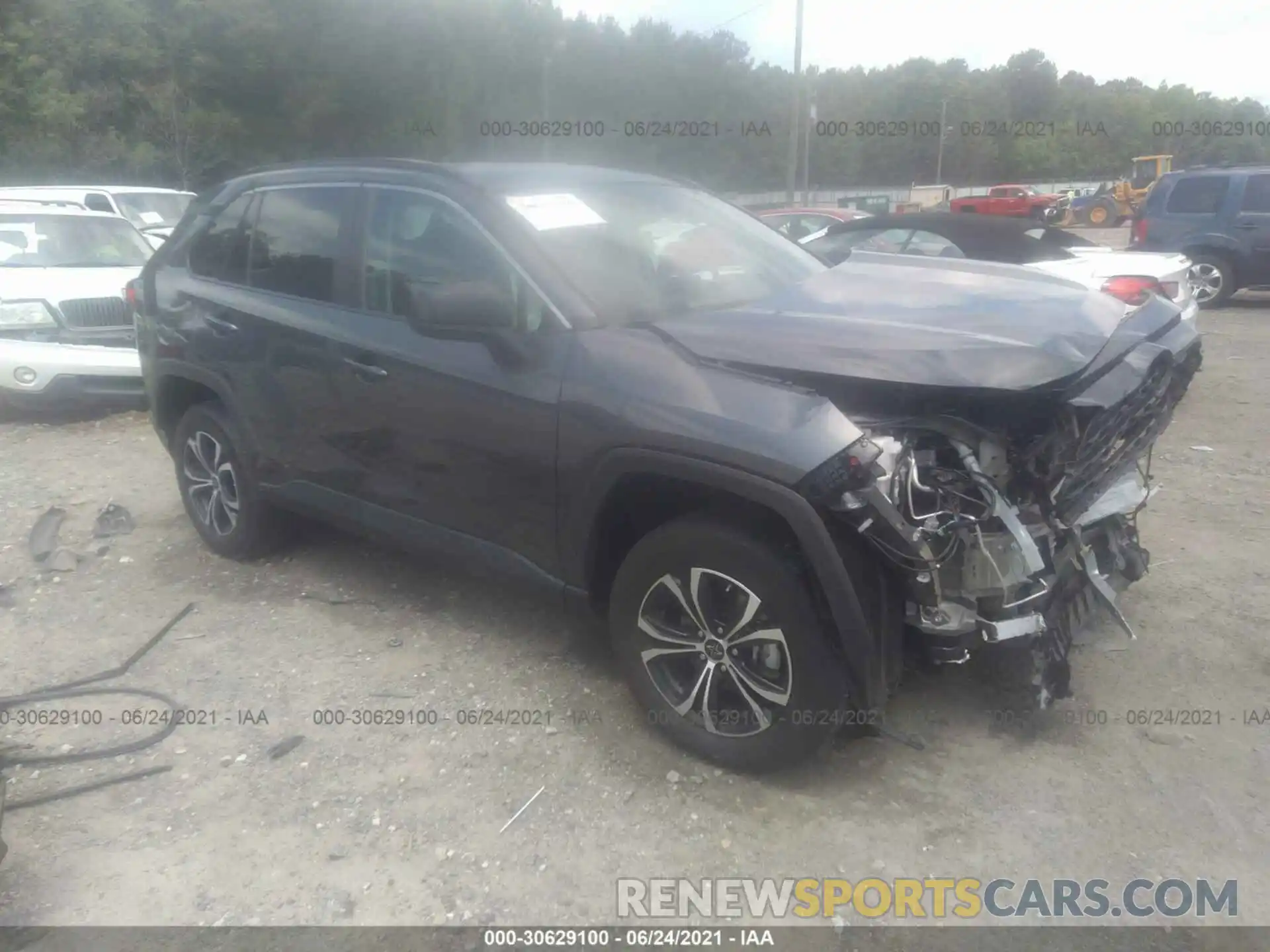 1 Photograph of a damaged car 2T3H1RFV7KW049783 TOYOTA RAV4 2019