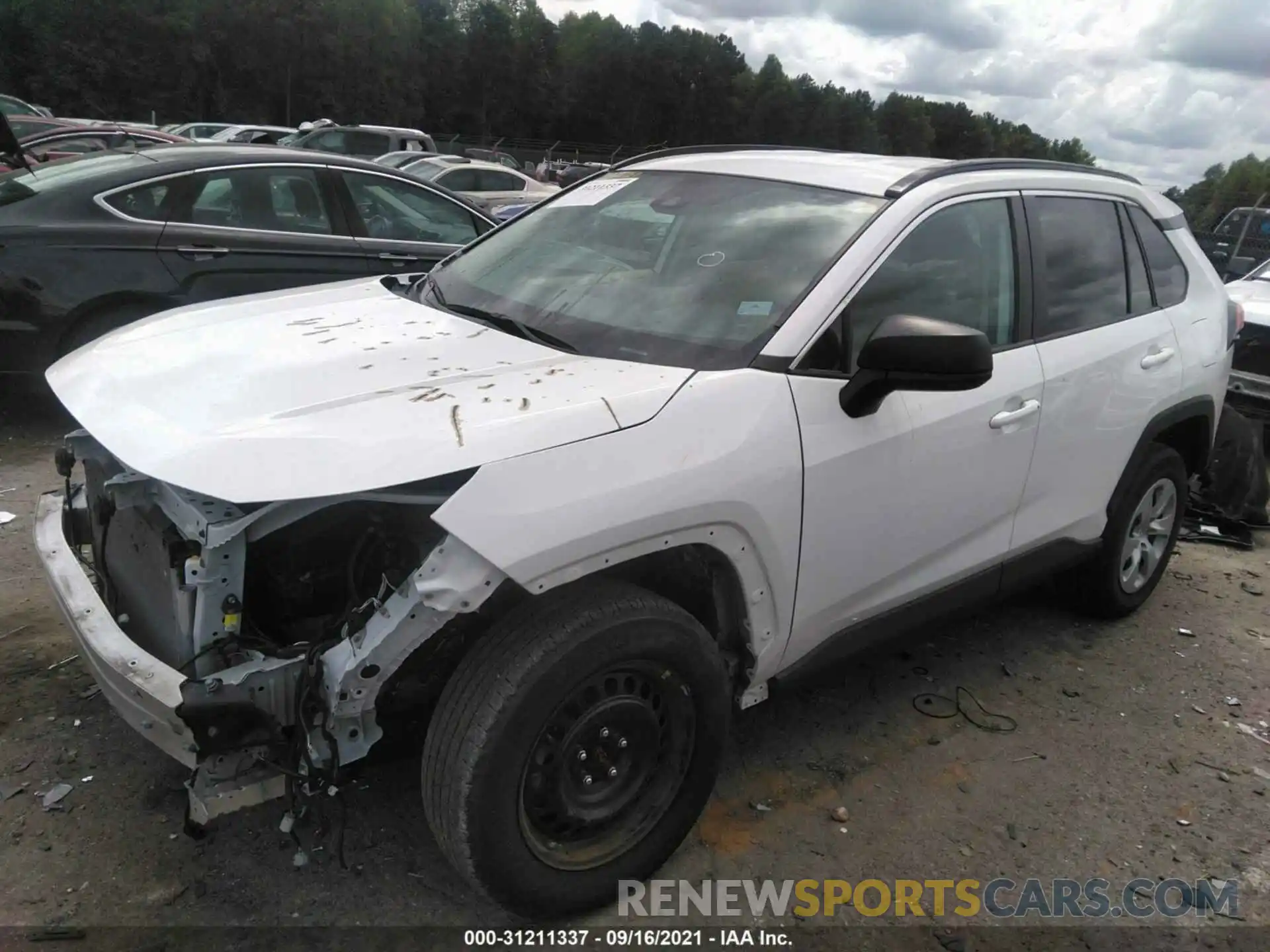 2 Фотография поврежденного автомобиля 2T3H1RFV7KW055678 TOYOTA RAV4 2019