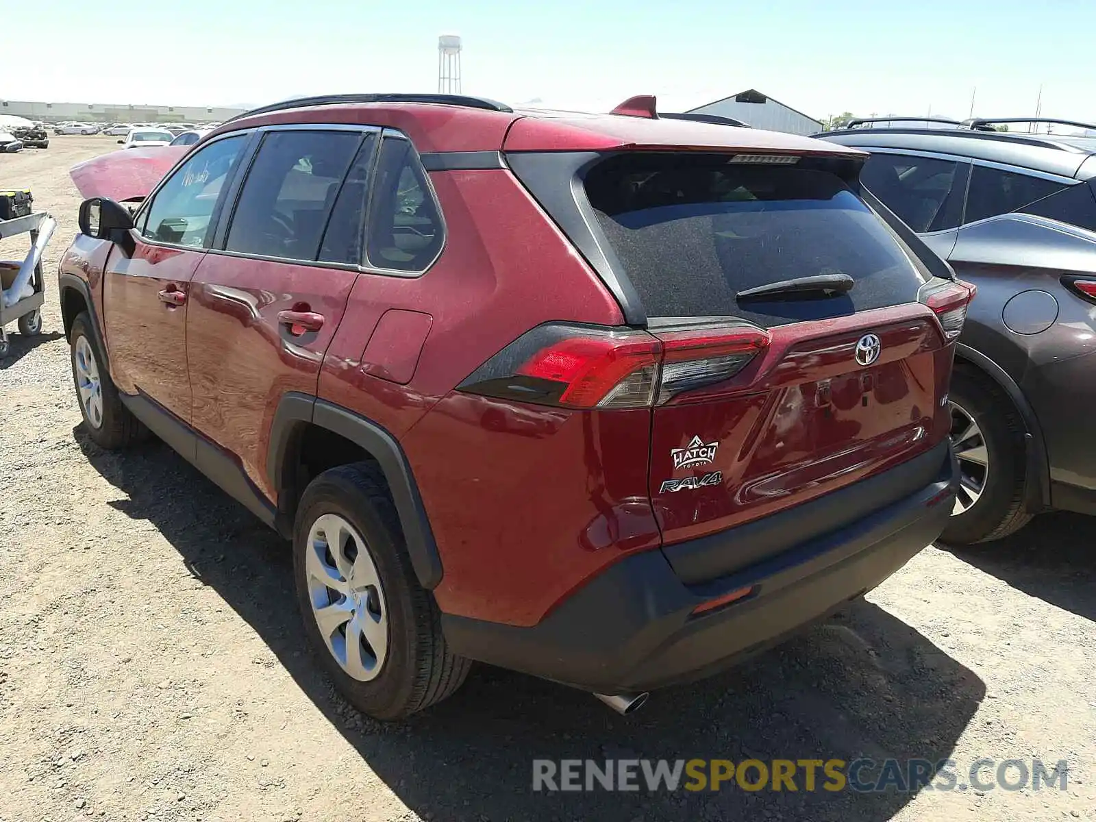 3 Photograph of a damaged car 2T3H1RFV8KC013571 TOYOTA RAV4 2019