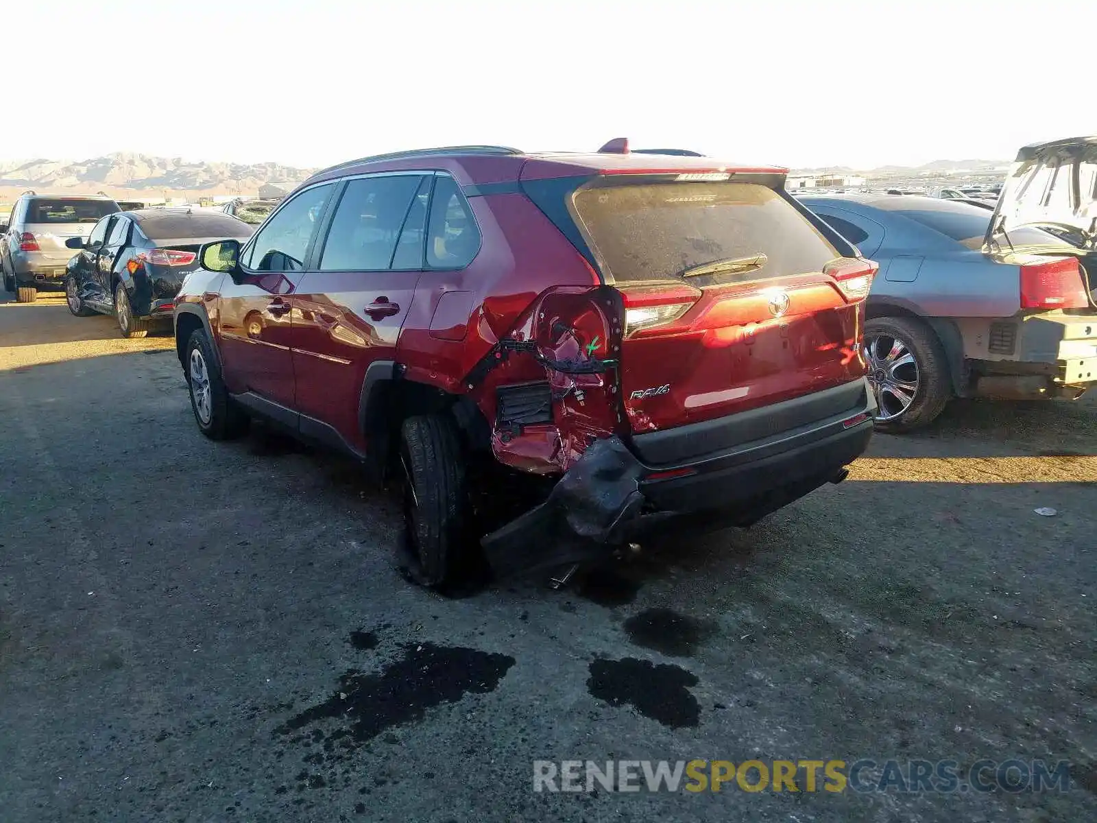 3 Photograph of a damaged car 2T3H1RFV8KC014526 TOYOTA RAV4 2019