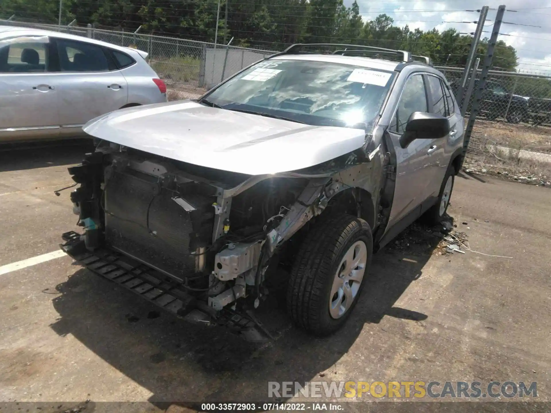 2 Photograph of a damaged car 2T3H1RFV8KC022688 TOYOTA RAV4 2019