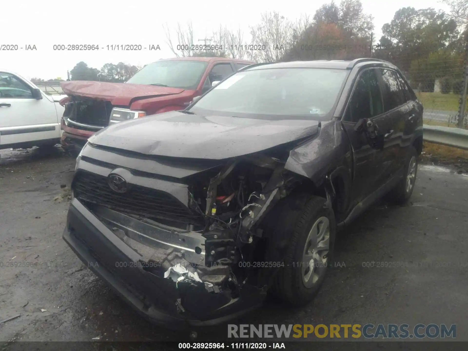 2 Photograph of a damaged car 2T3H1RFV8KW003587 TOYOTA RAV4 2019