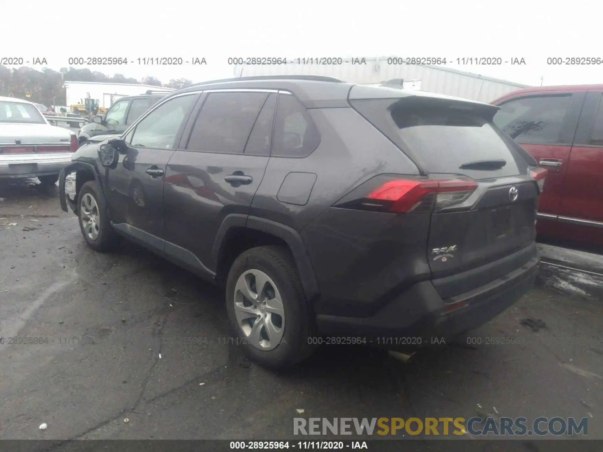 3 Фотография поврежденного автомобиля 2T3H1RFV8KW003587 TOYOTA RAV4 2019