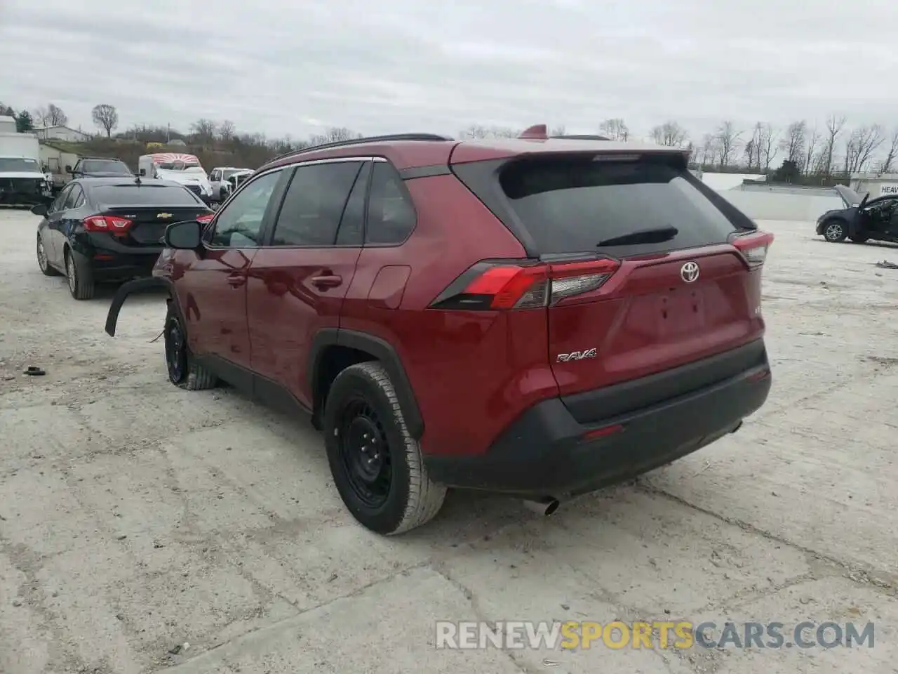 3 Photograph of a damaged car 2T3H1RFV8KW011267 TOYOTA RAV4 2019