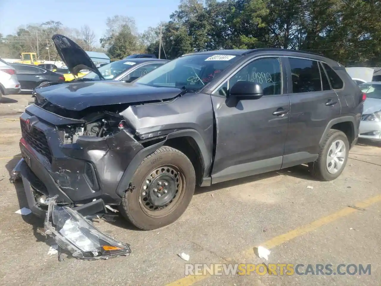 2 Photograph of a damaged car 2T3H1RFV8KW012855 TOYOTA RAV4 2019