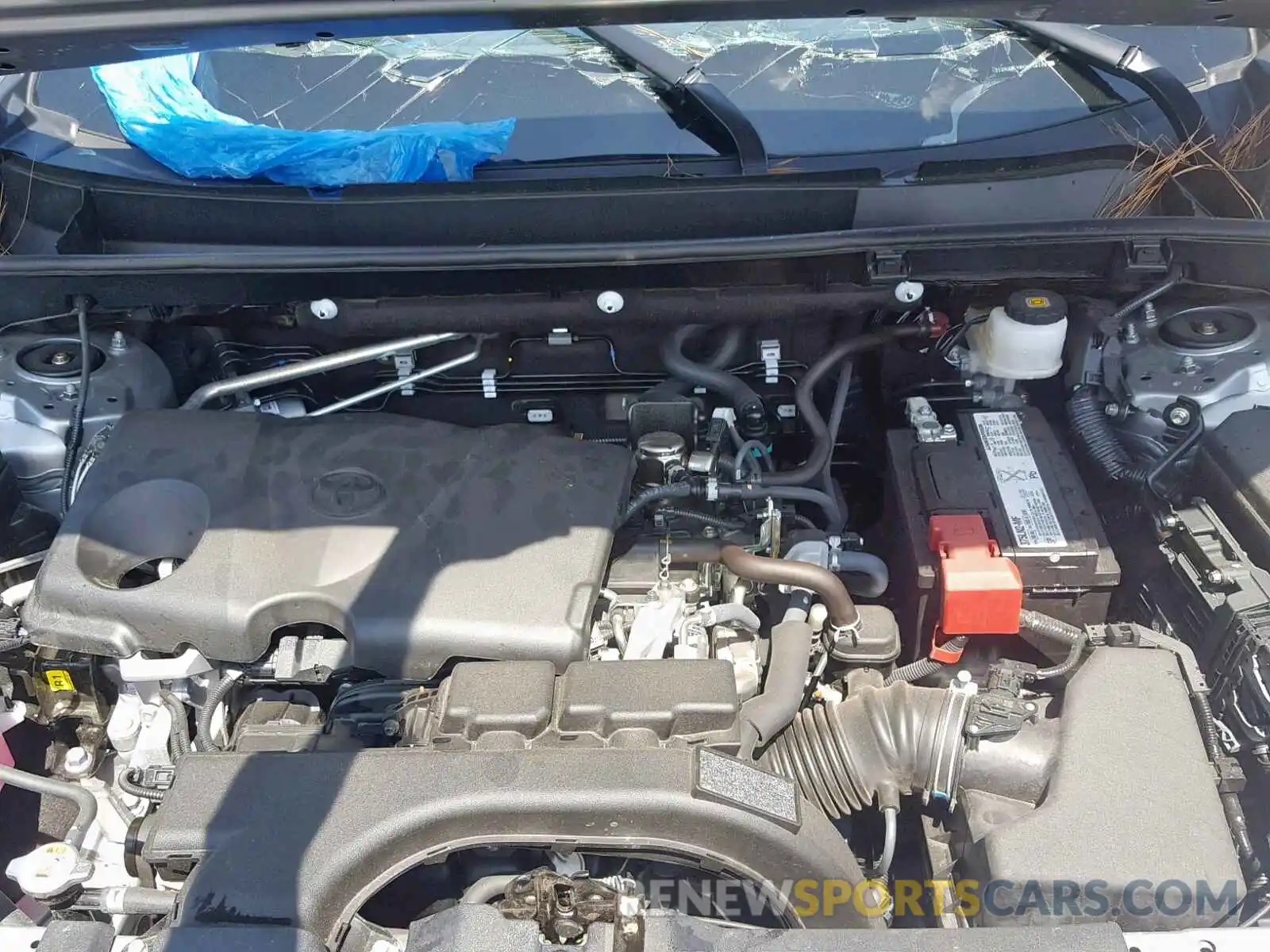 7 Фотография поврежденного автомобиля 2T3H1RFV8KW018249 TOYOTA RAV4 2019